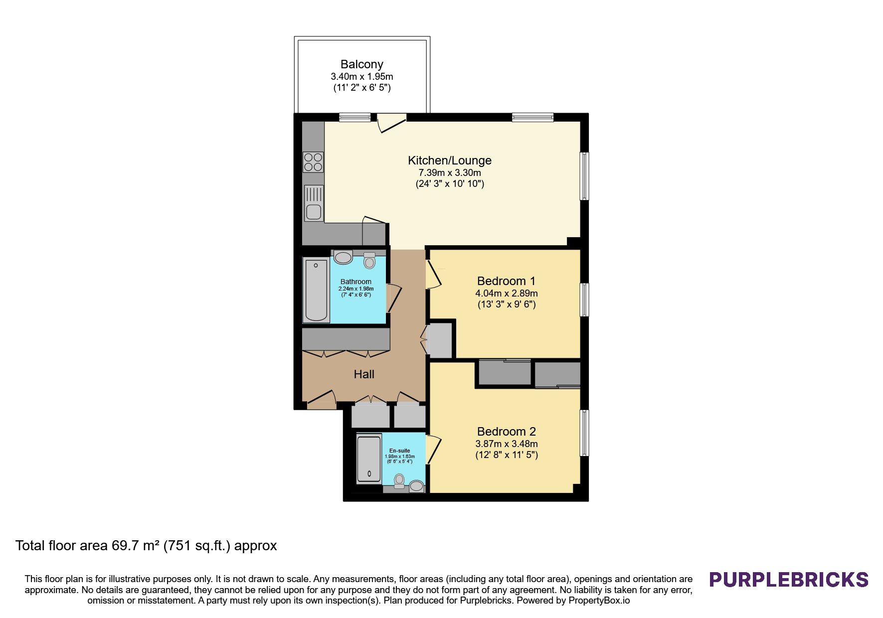 3 Fell Road, Croydon floorplan