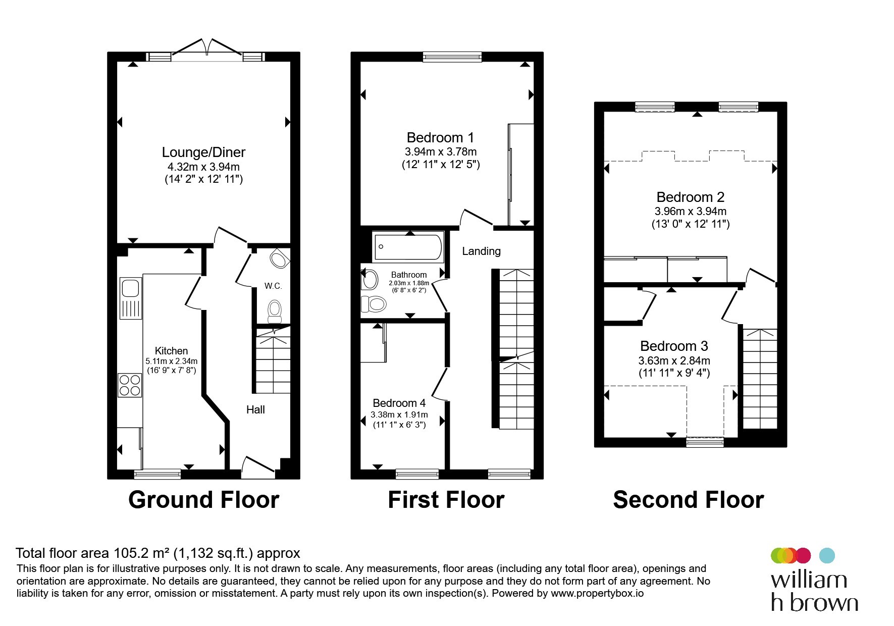 3, Hammersmith Way, IPSWICH floorplan