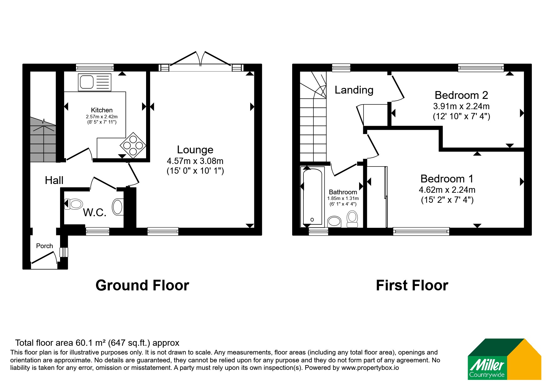 35A,, Fore Street, St. Austell floorplan