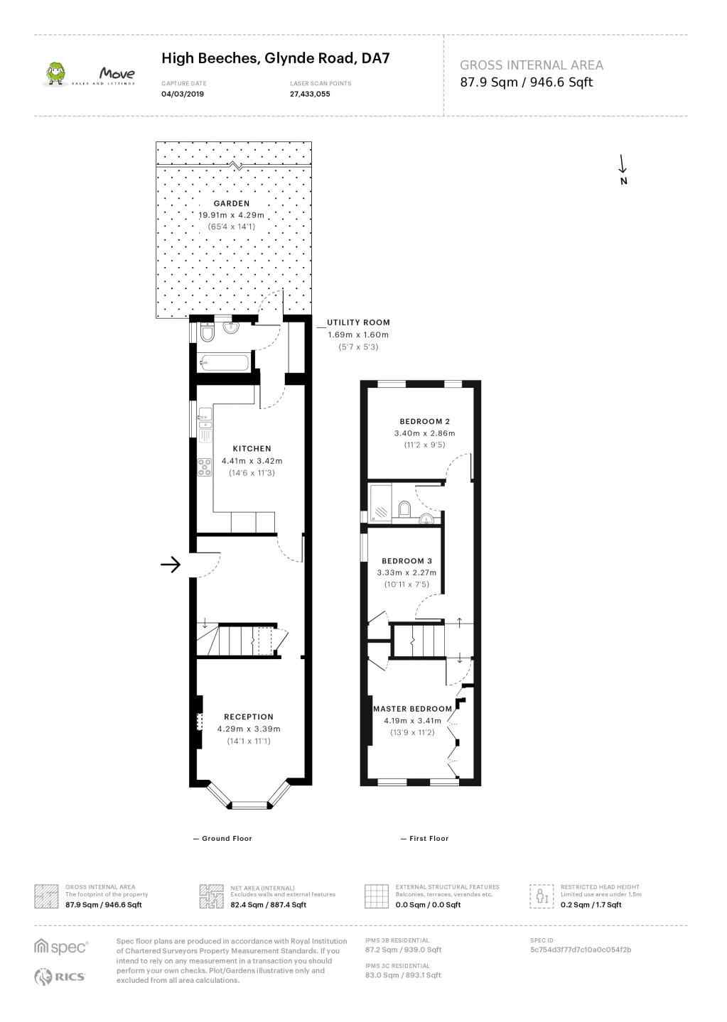 3 Bedrooms Semi-detached house for sale in Glynde Road, Bexleyheath DA7