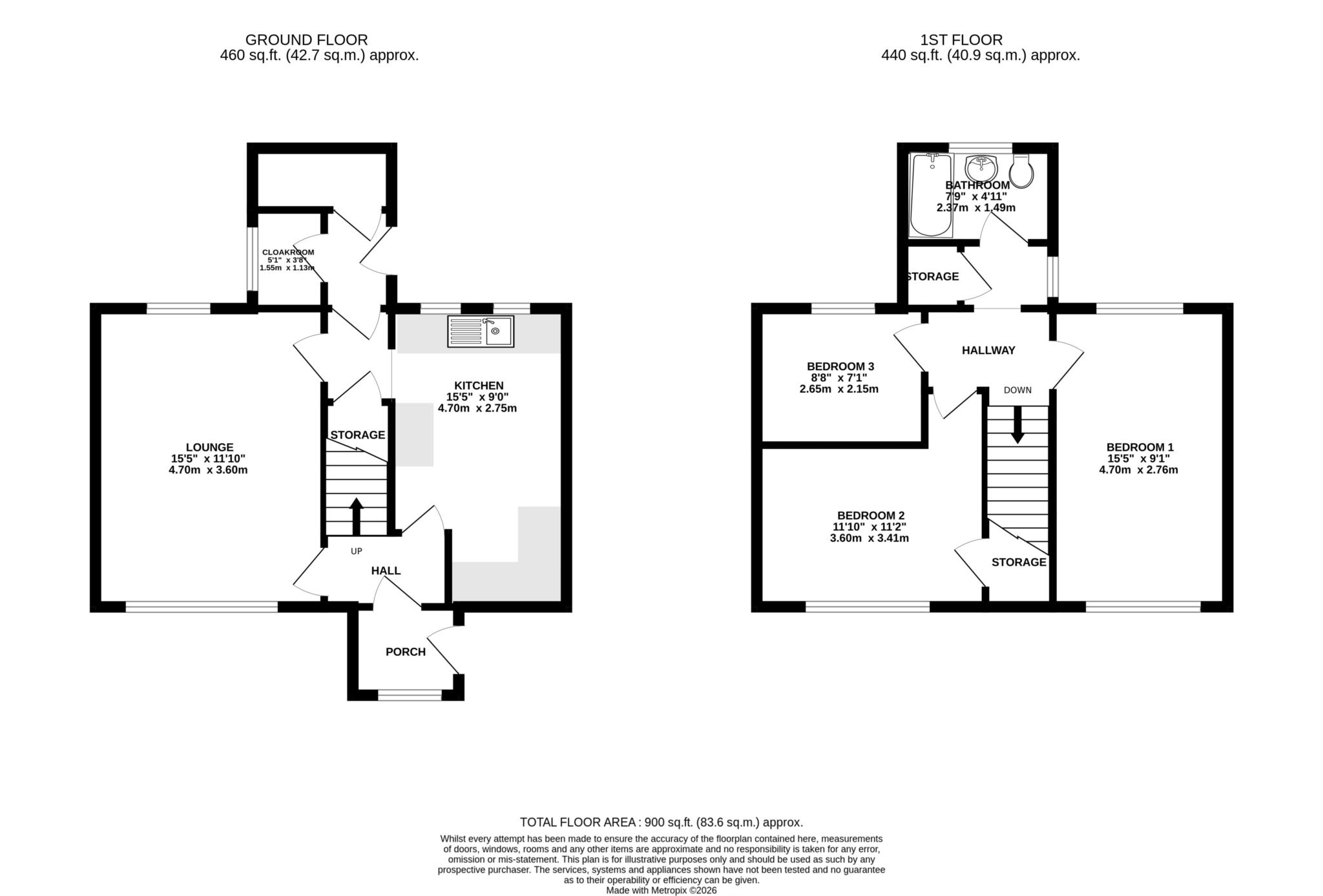 1, Wheatley Terrace, Norwich floorplan