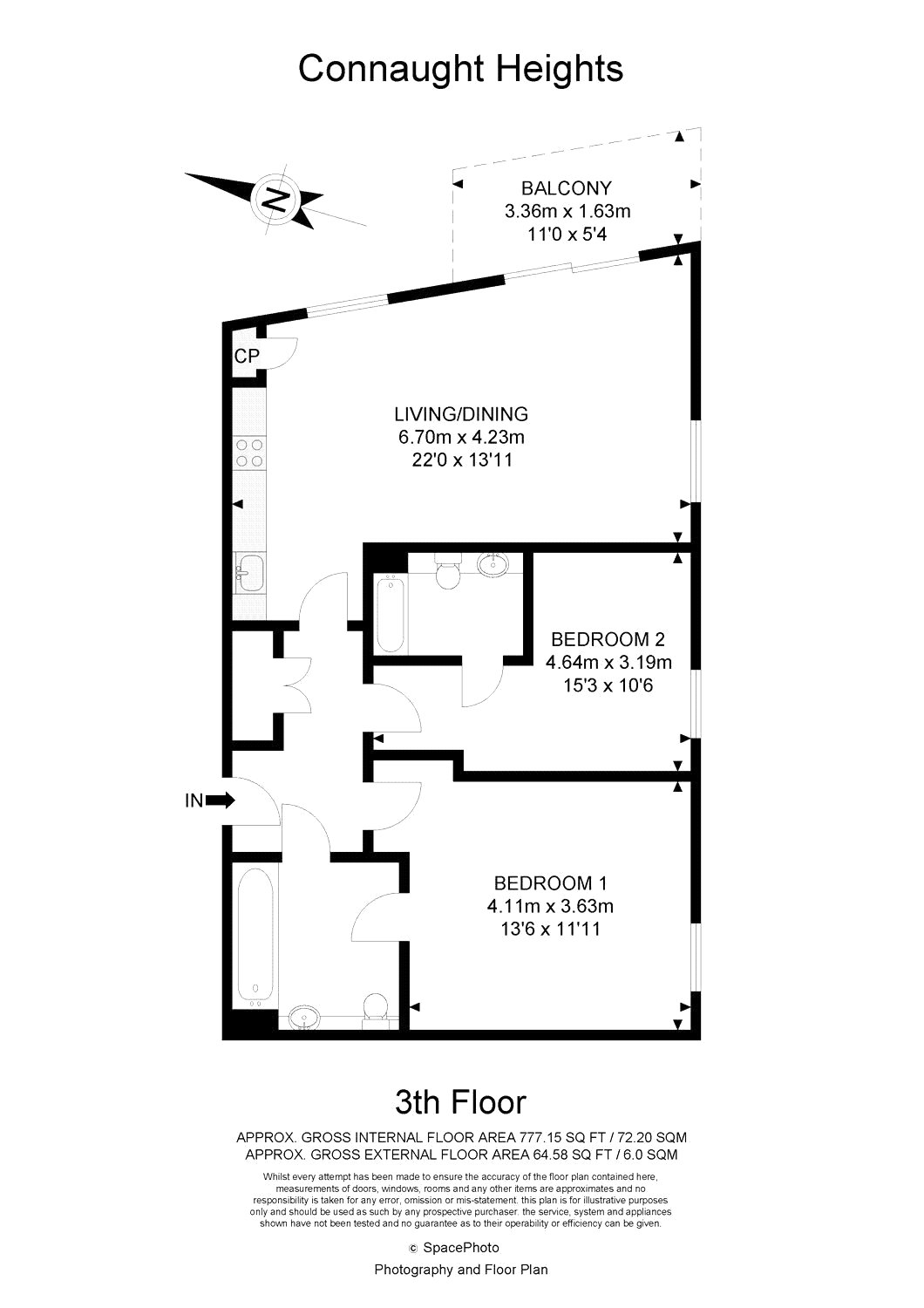 2 Bedrooms Flat to rent in Connaught Heights, Royal Docks, London E16