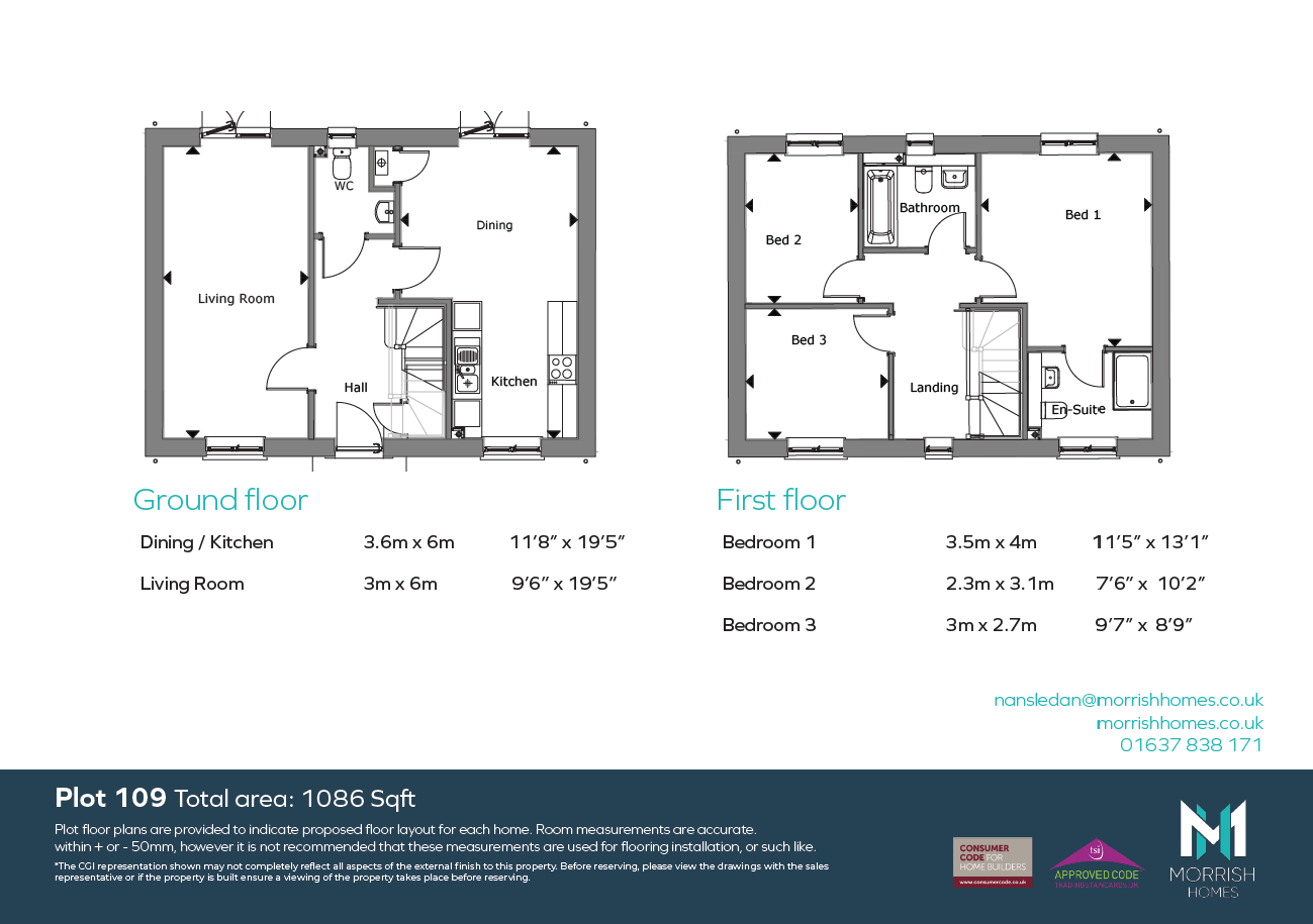 Plot 109, Nansledan,, Quintrell Road, Cornwall floorplan