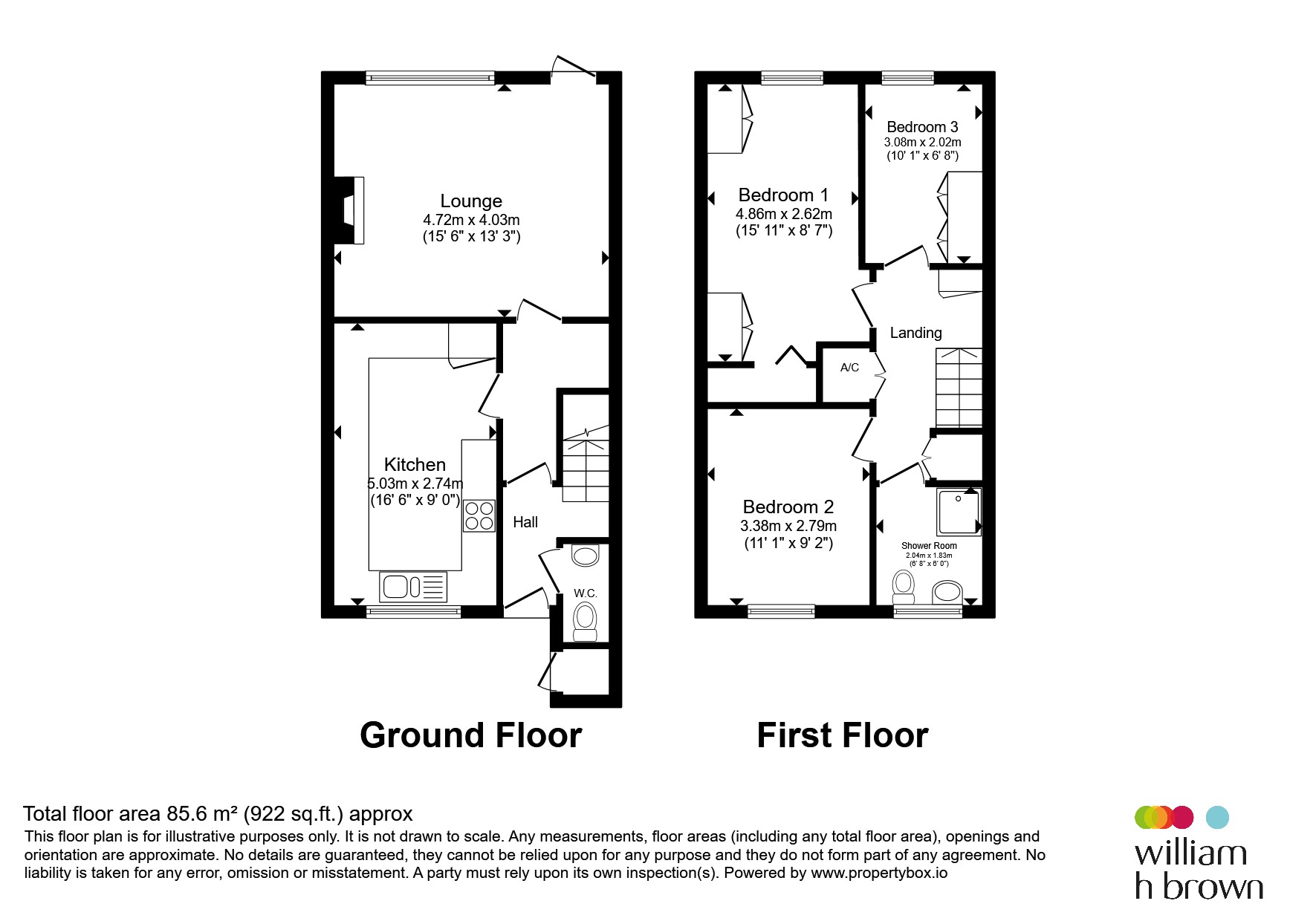 159, Canterbury Way, STEVENAGE floorplan
