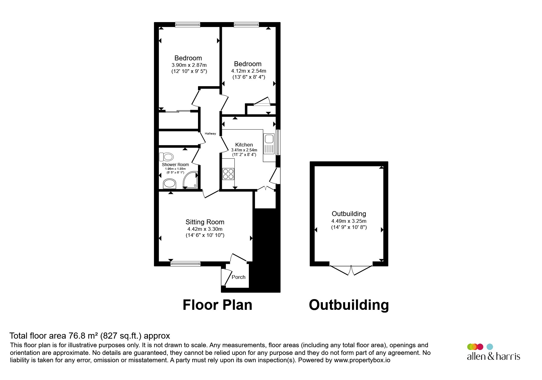 14, Parkside Court, Stirling floorplan