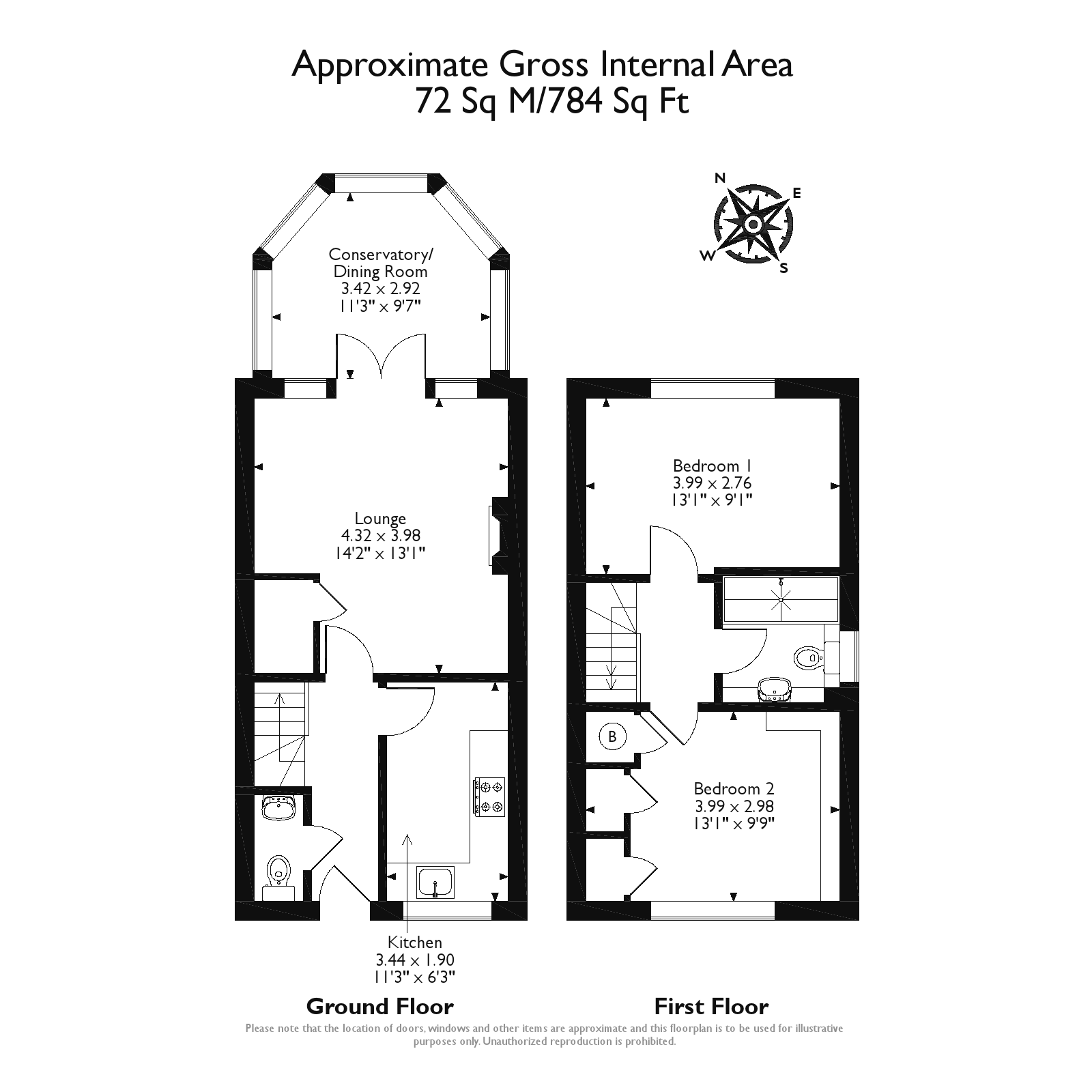 2 Bedrooms Semi-detached house for sale in Albert Road, Addlestone KT15