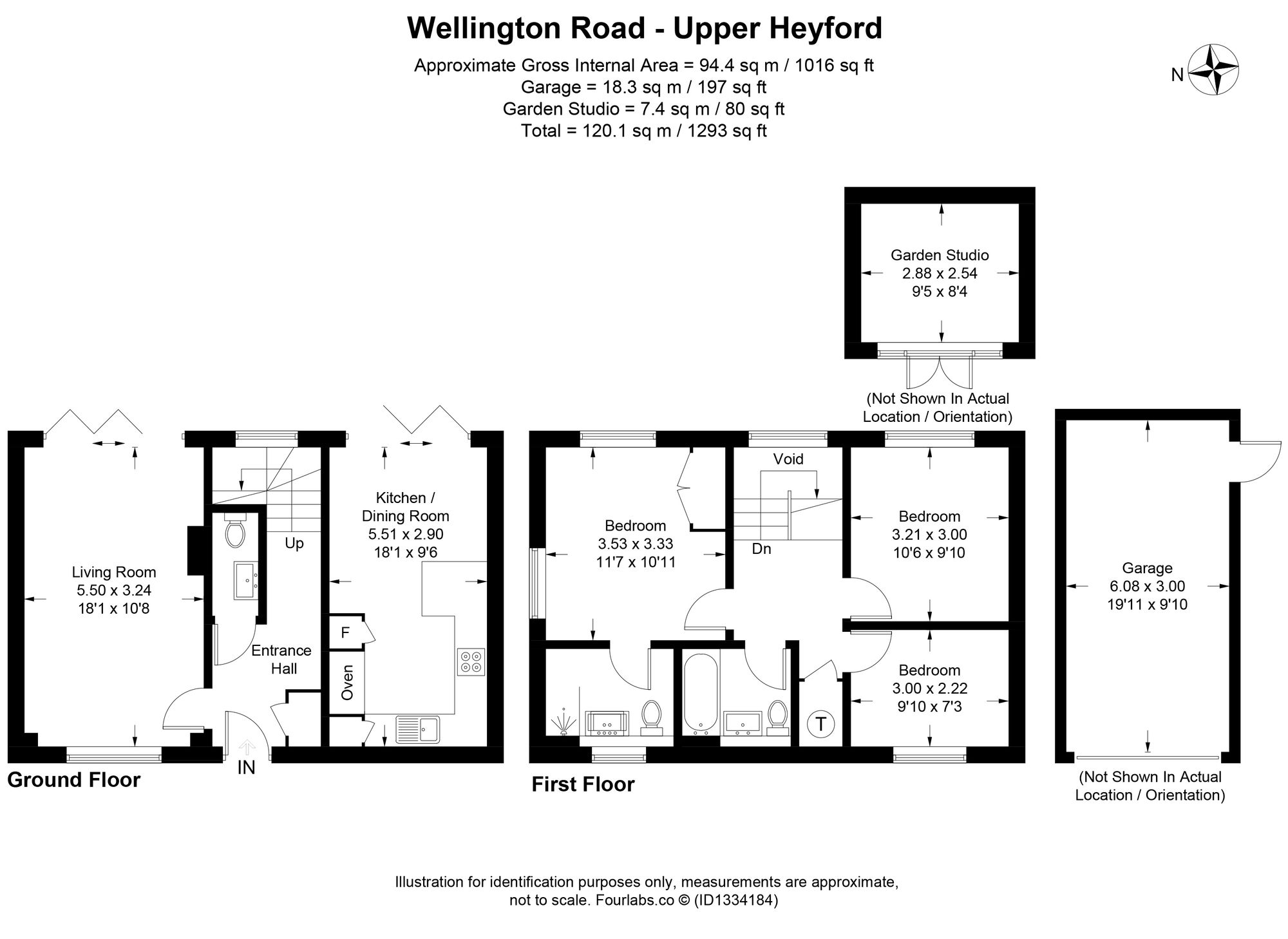 45 Wellington Road, Bicester floorplan