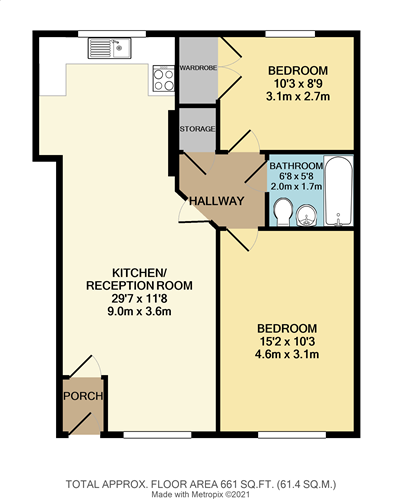 Chessel Mews, Bristol floorplan