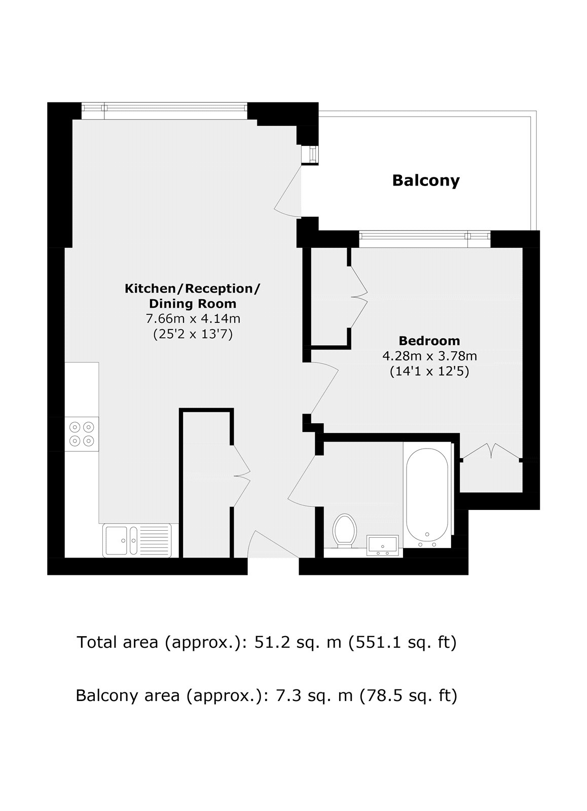 55 Phoenix Court, 7, Gasholder Place, London floorplan