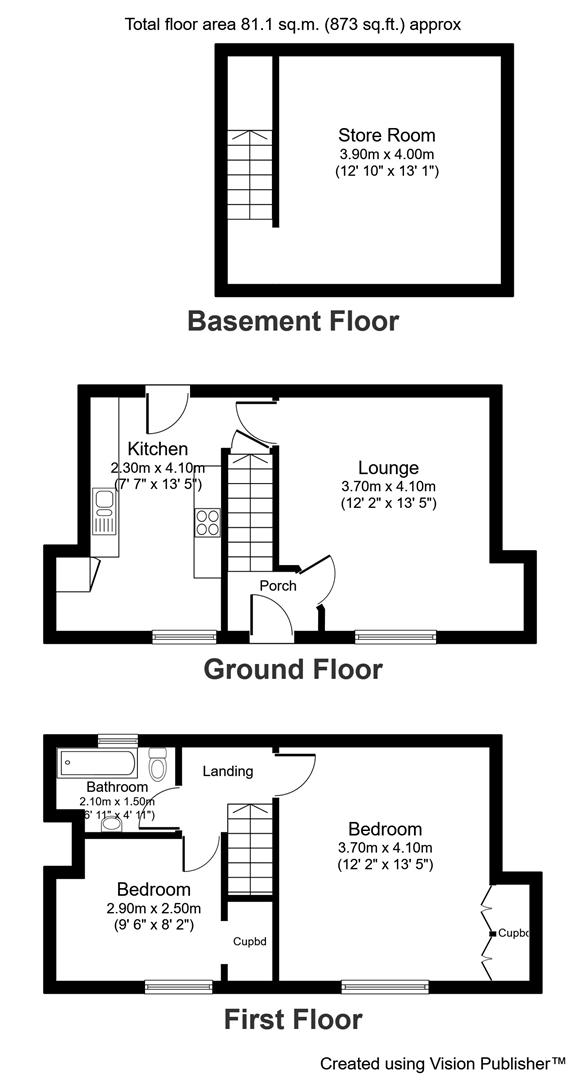 125, Bury Road, Rossendale floorplan