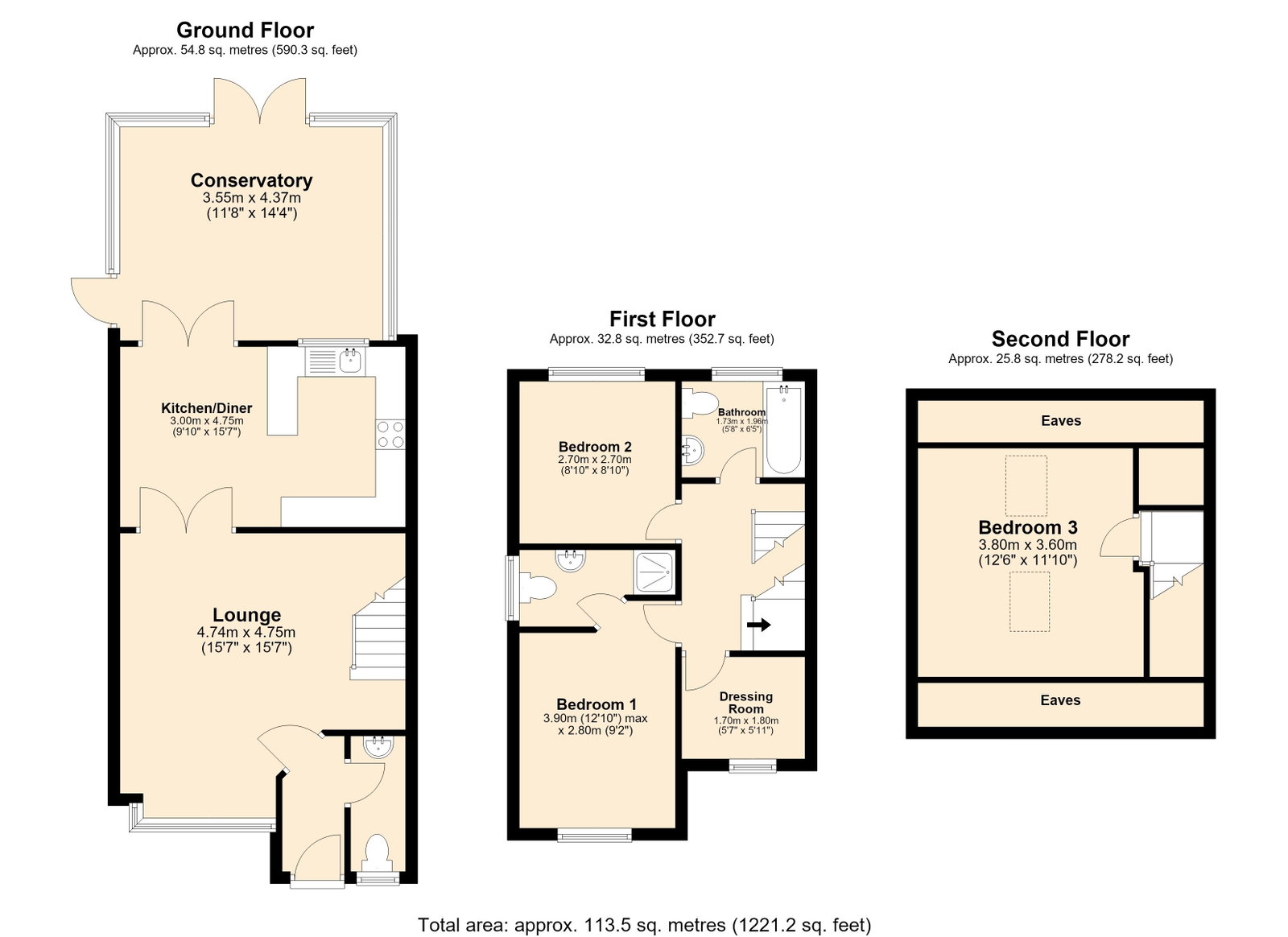 12, Hereford Grove, Upholland floorplan
