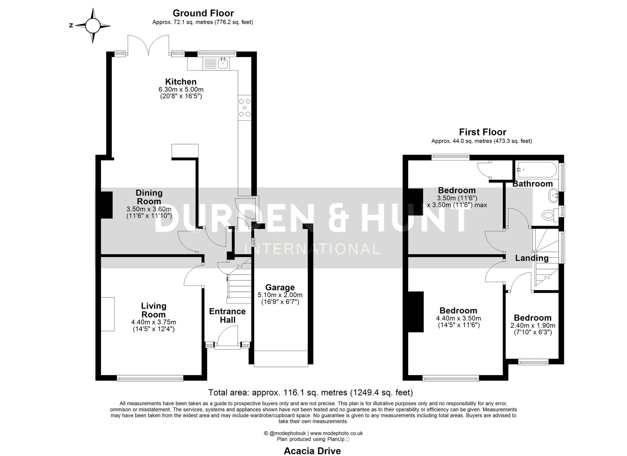 45 Acacia Drive, Upminster floorplan