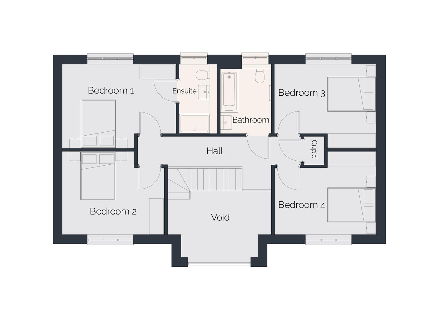 76, Mulberry Gardens, St. Austell floorplan