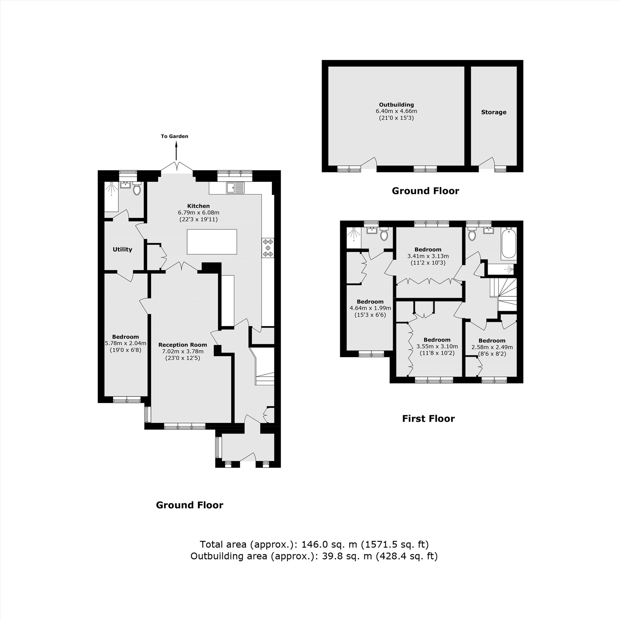 118, Fern Lane, Hounslow floorplan