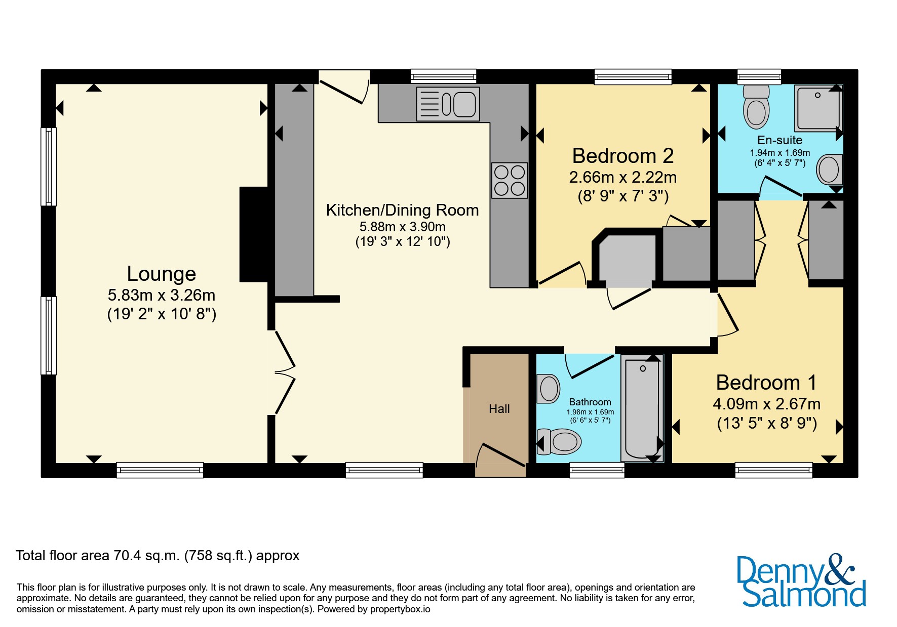 12, Three Counties Park, Malvern floorplan
