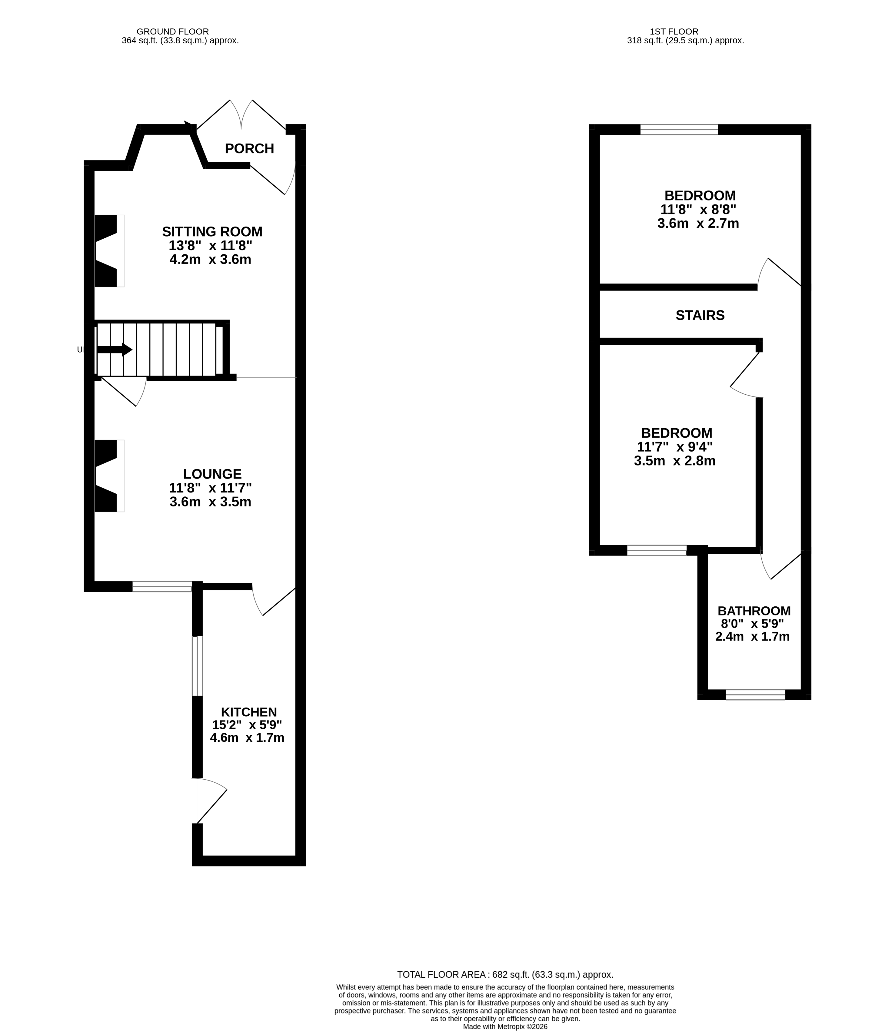 55, Station Road, Birmingham floorplan