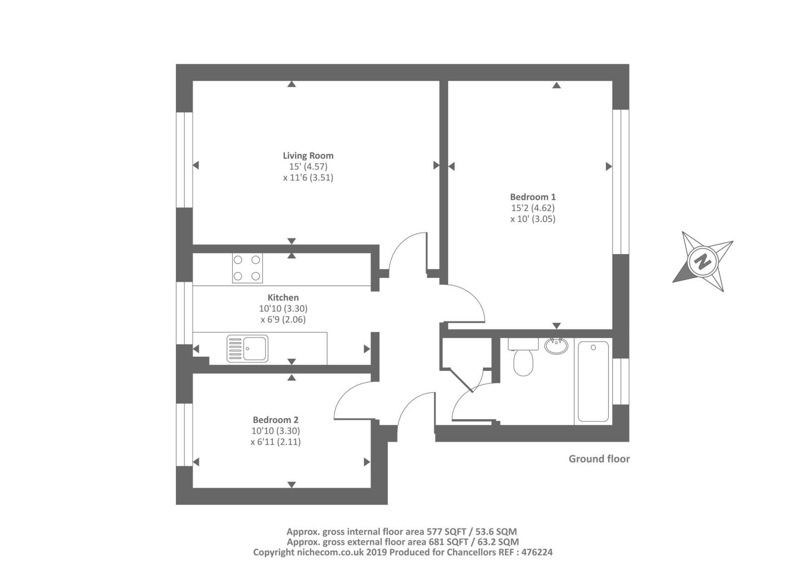 2 Bedrooms Flat for sale in Slough, Berkshire SL1