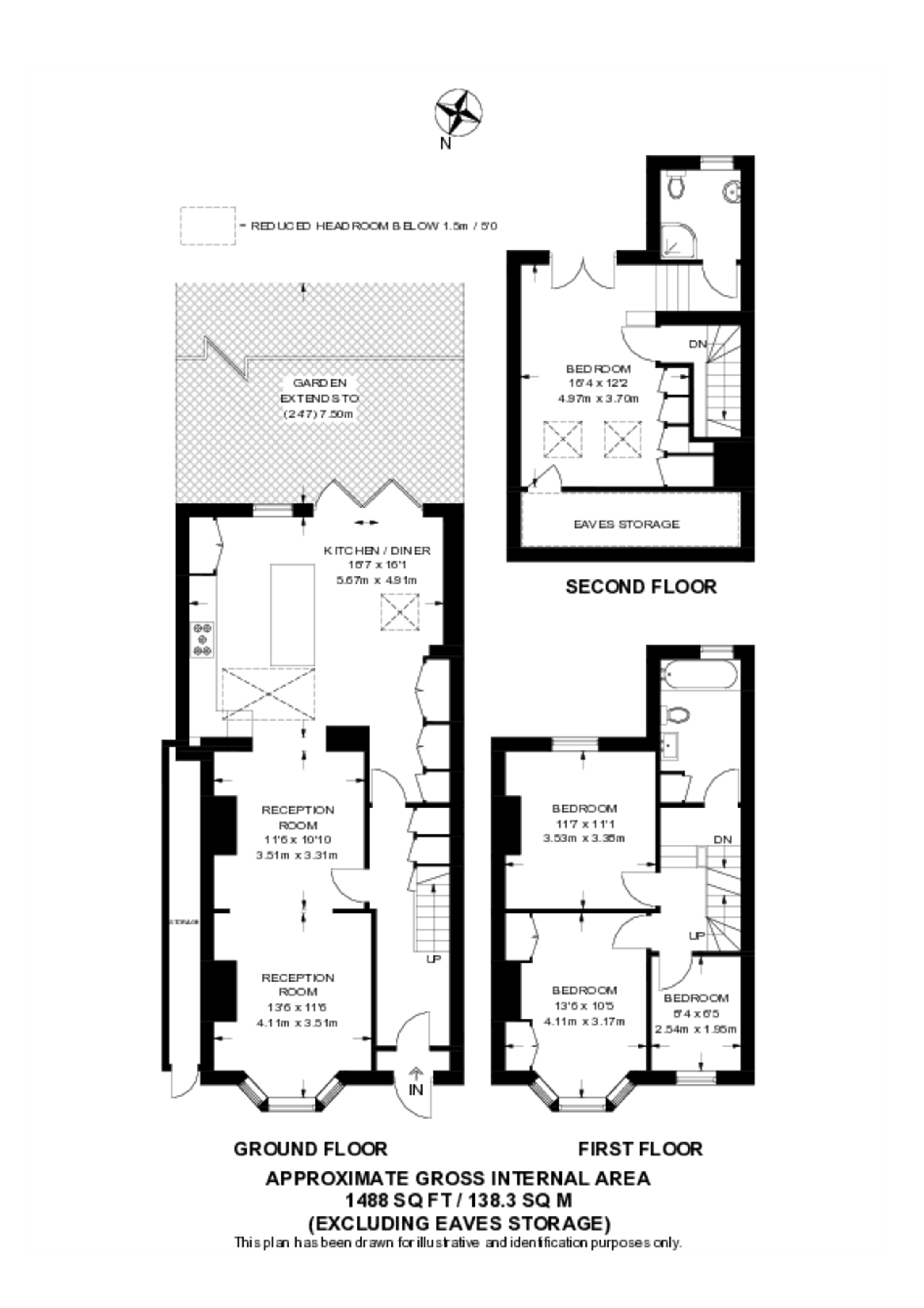 Shrubland Road, Walthamstow floorplan