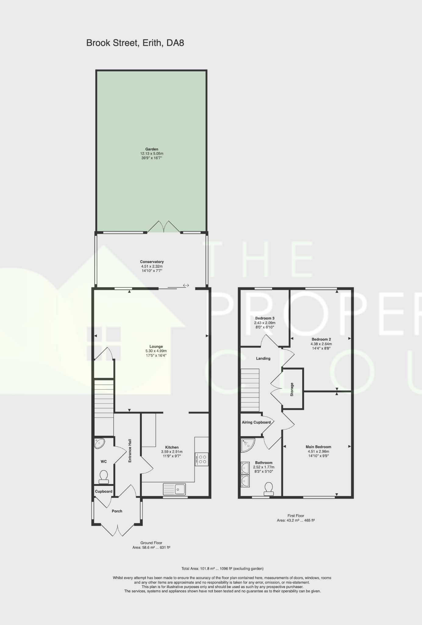 45 Brook Street, Erith, Kent floorplan