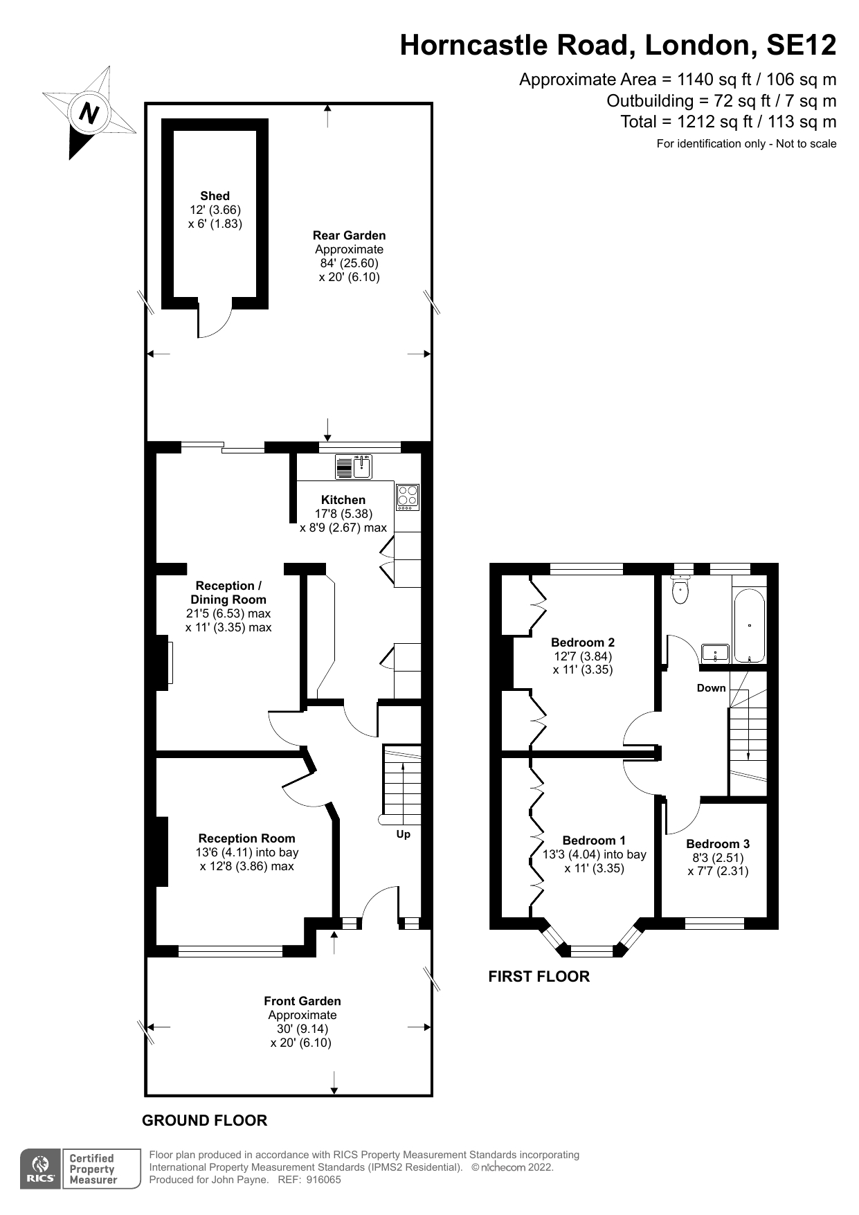 Horncastle Road, London SE12, 3 bedroom terraced house for sale