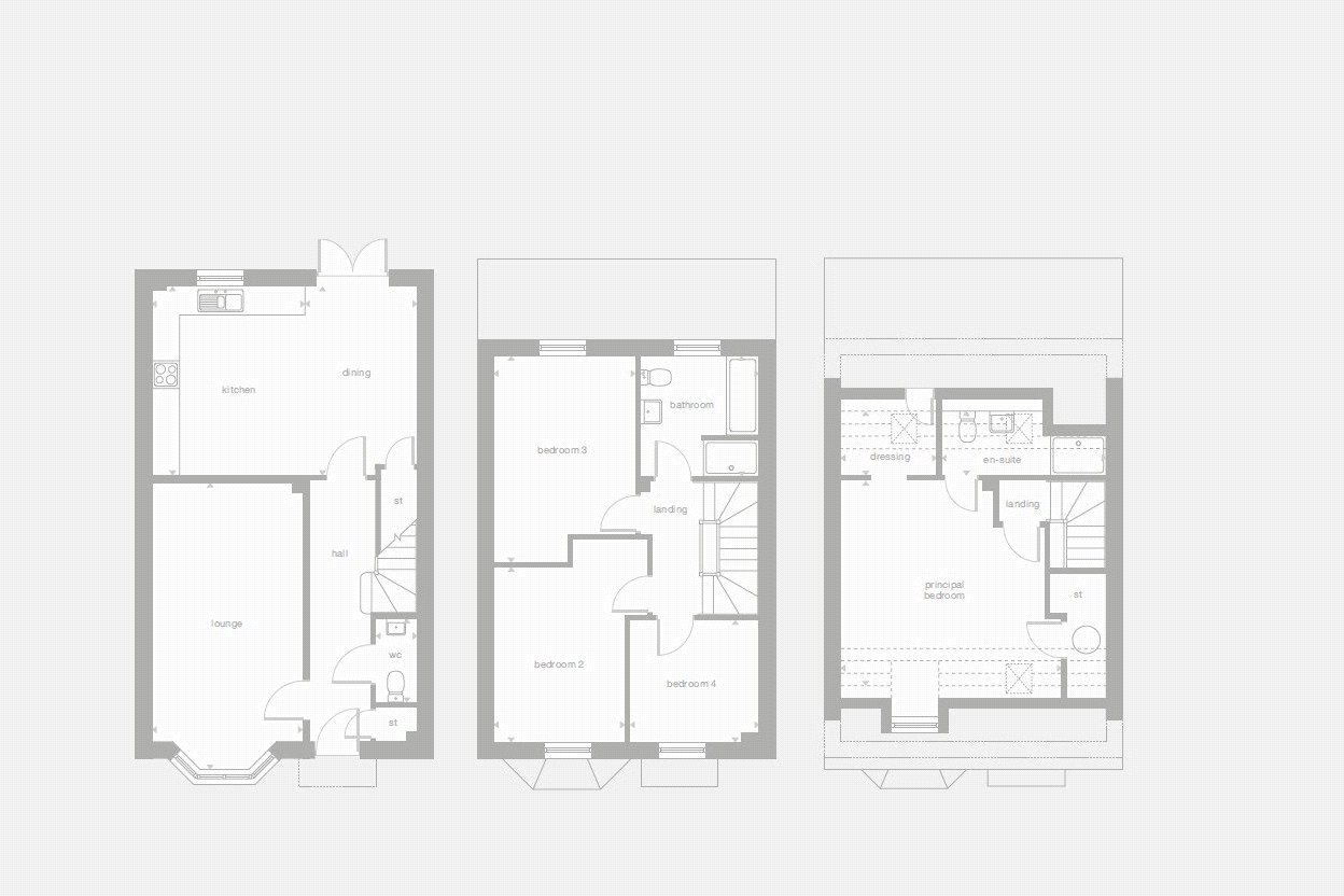 Plot 99 The Weywood,, Waverley Gardens, Farnham floorplan