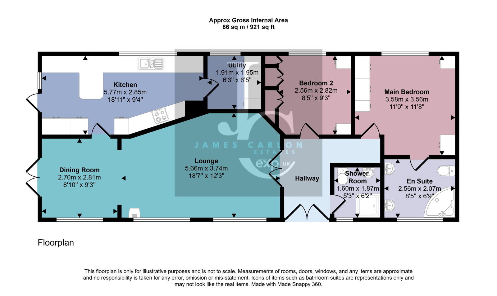 17, Tweedale Drive, Telford floorplan