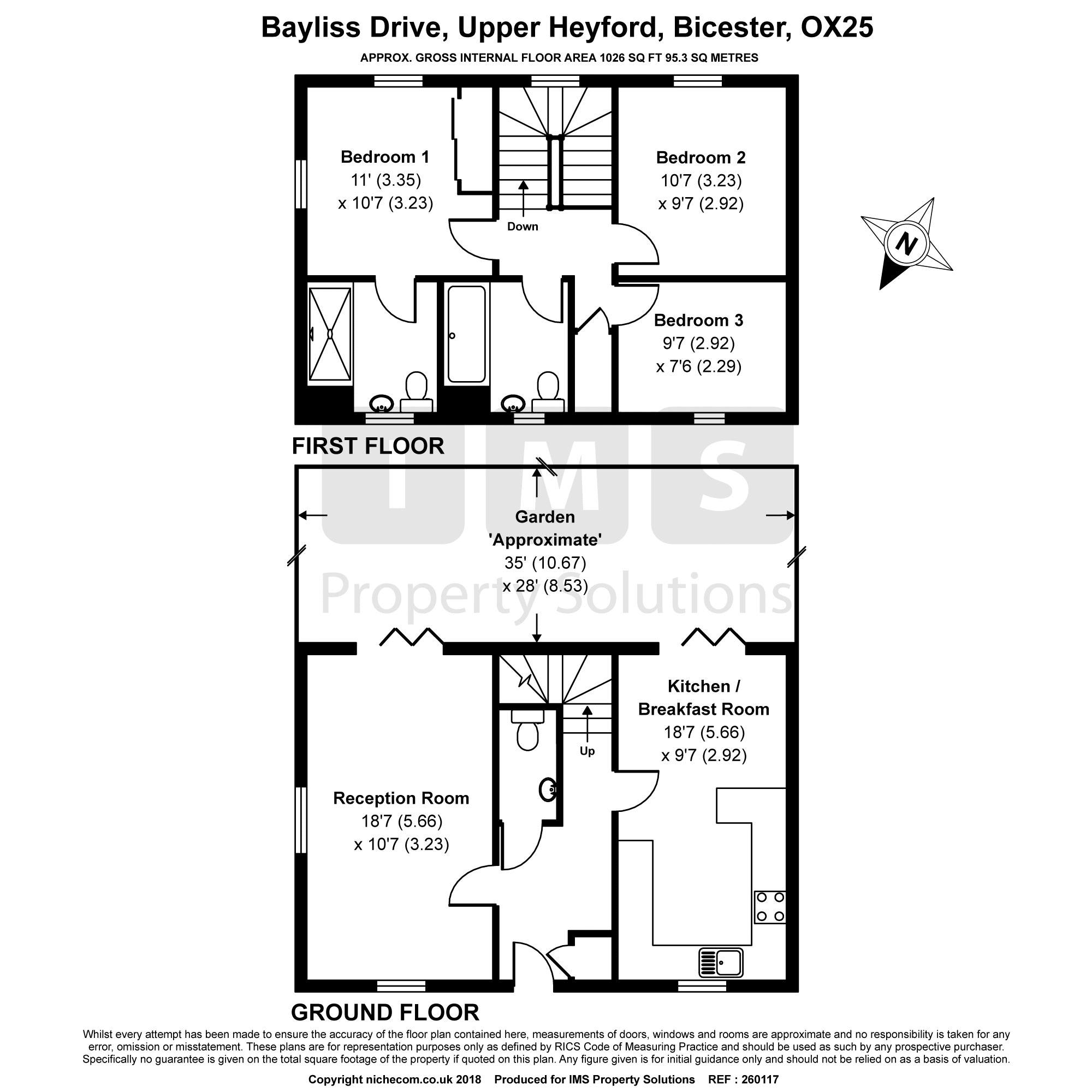 3 Bedrooms Semi-detached house for sale in Heyford Park, Camp Road, Upper Heyford, Bicester OX25