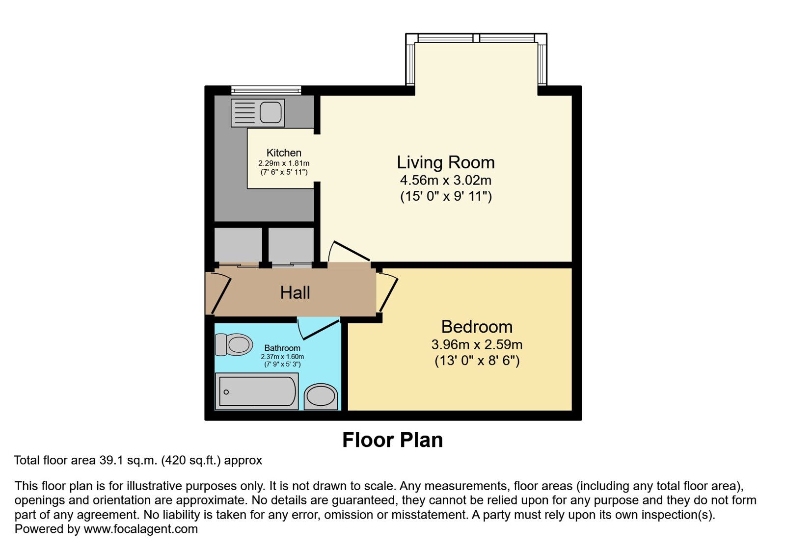 39, Meadow Court, Dorset floorplan