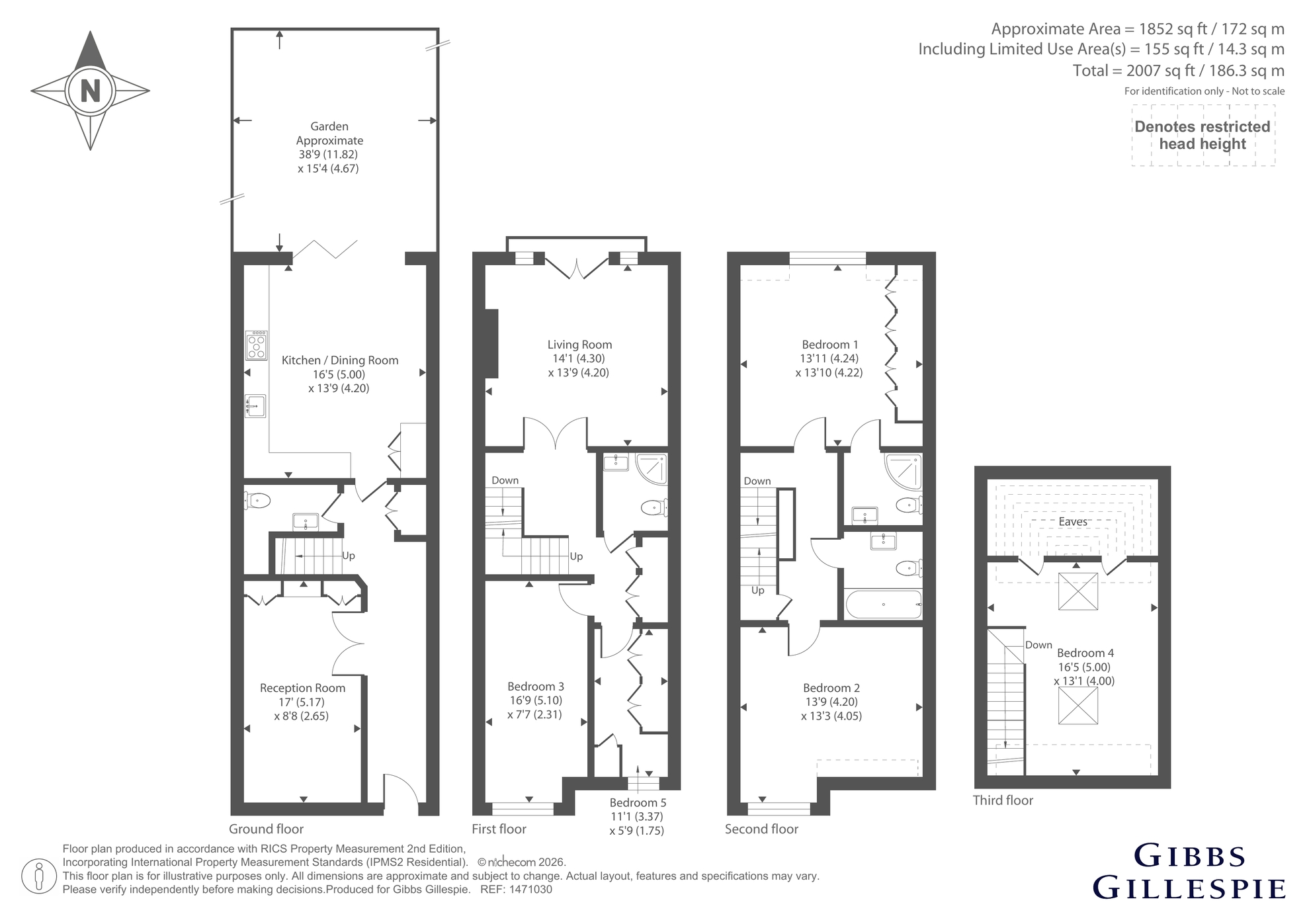 3, Dukes Place, 19, Watford Road, Rickmansworth floorplan