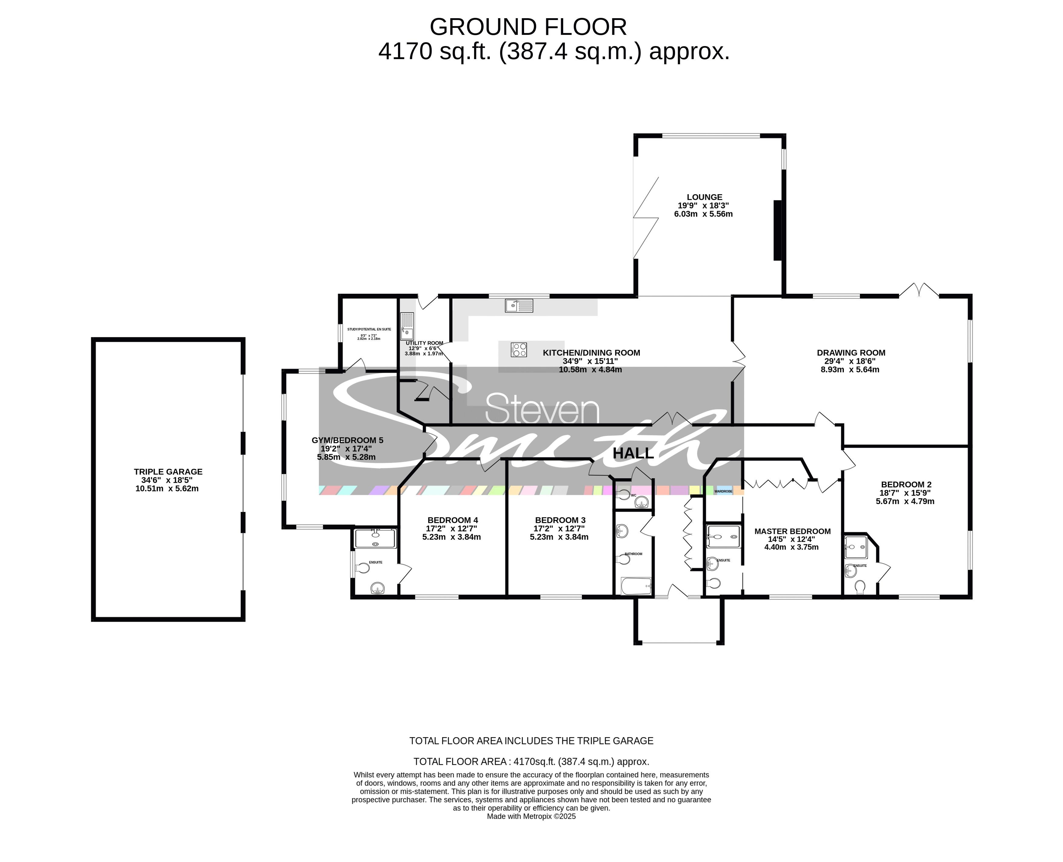 The Willows, Lower Strode Road, Clevedon floorplan