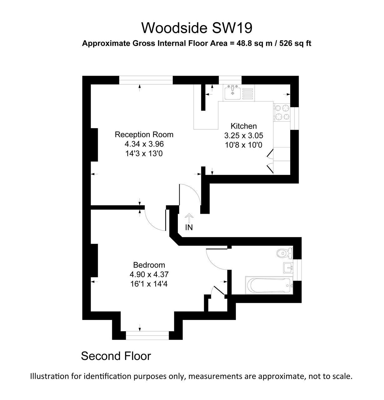 94C, Woodside Road, Wimbledon floorplan
