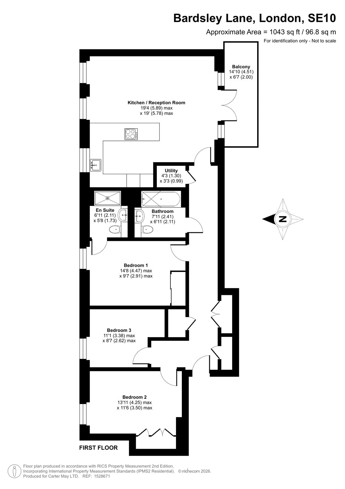 Bardsley Lane, London floorplan