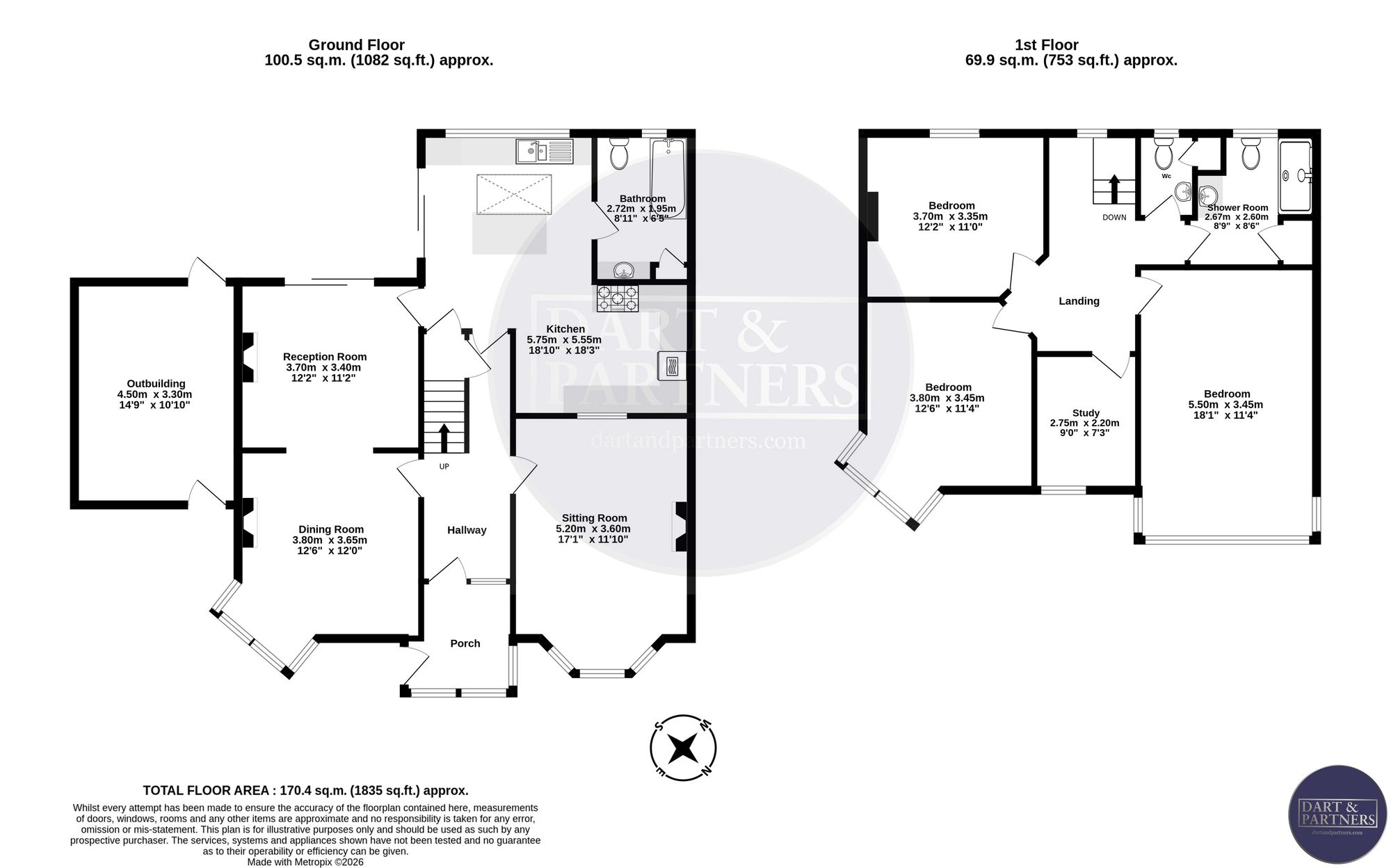 43, Higher Brimley Road, Teignmouth, TQ14 floorplan