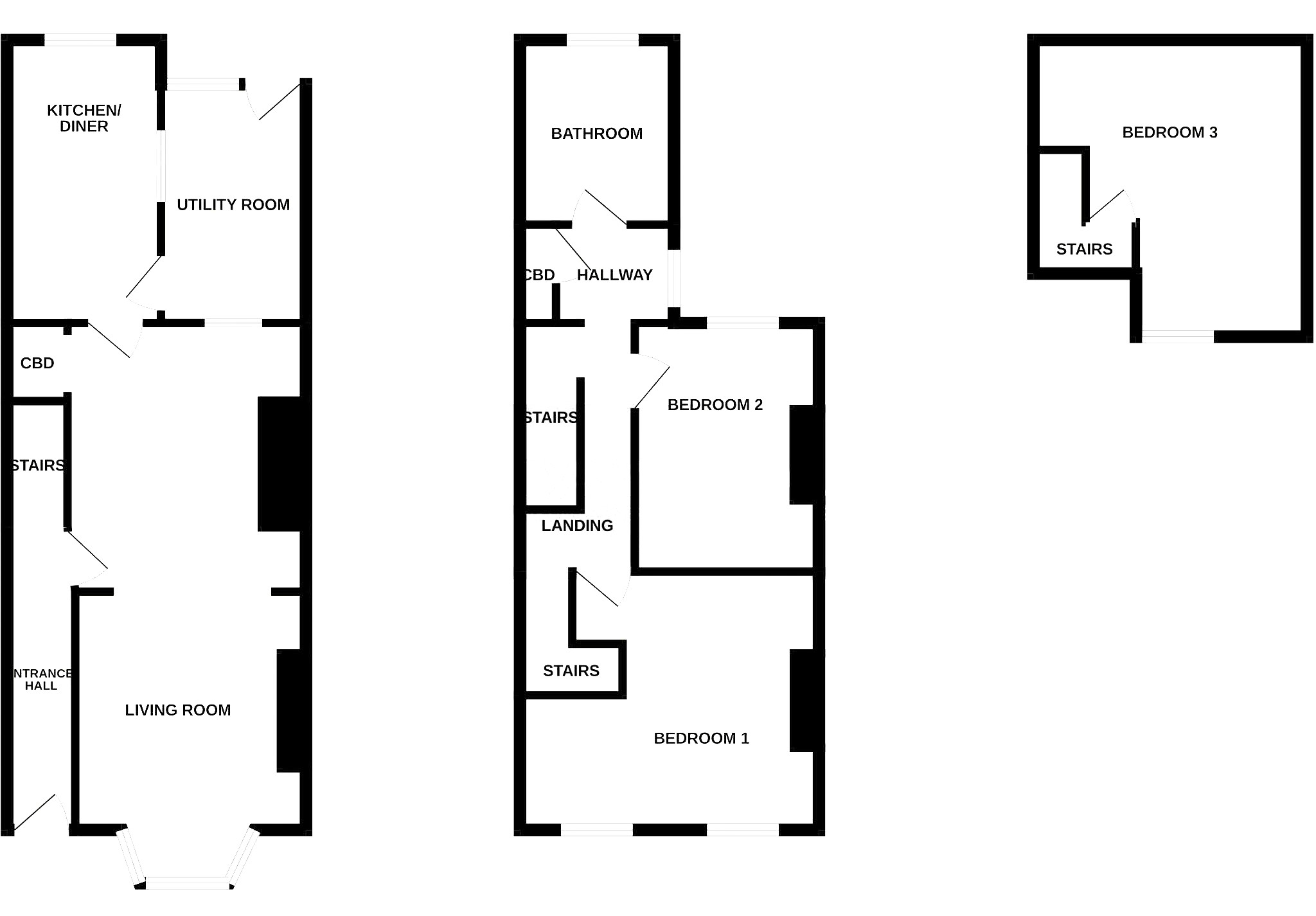 2, Gorddinog Terrace, Beaumaris floorplan