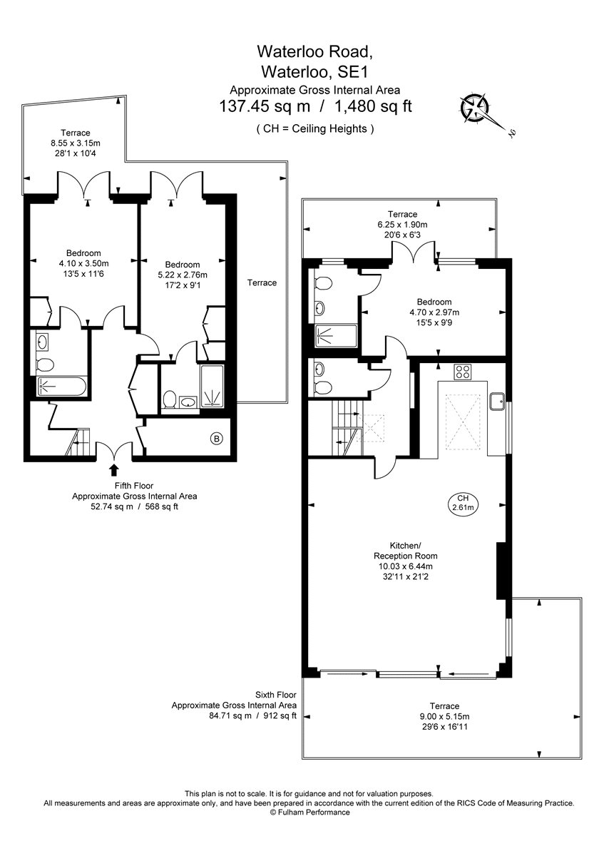 3 Bedrooms Flat to rent in Waterloo Road, Southwark SE1