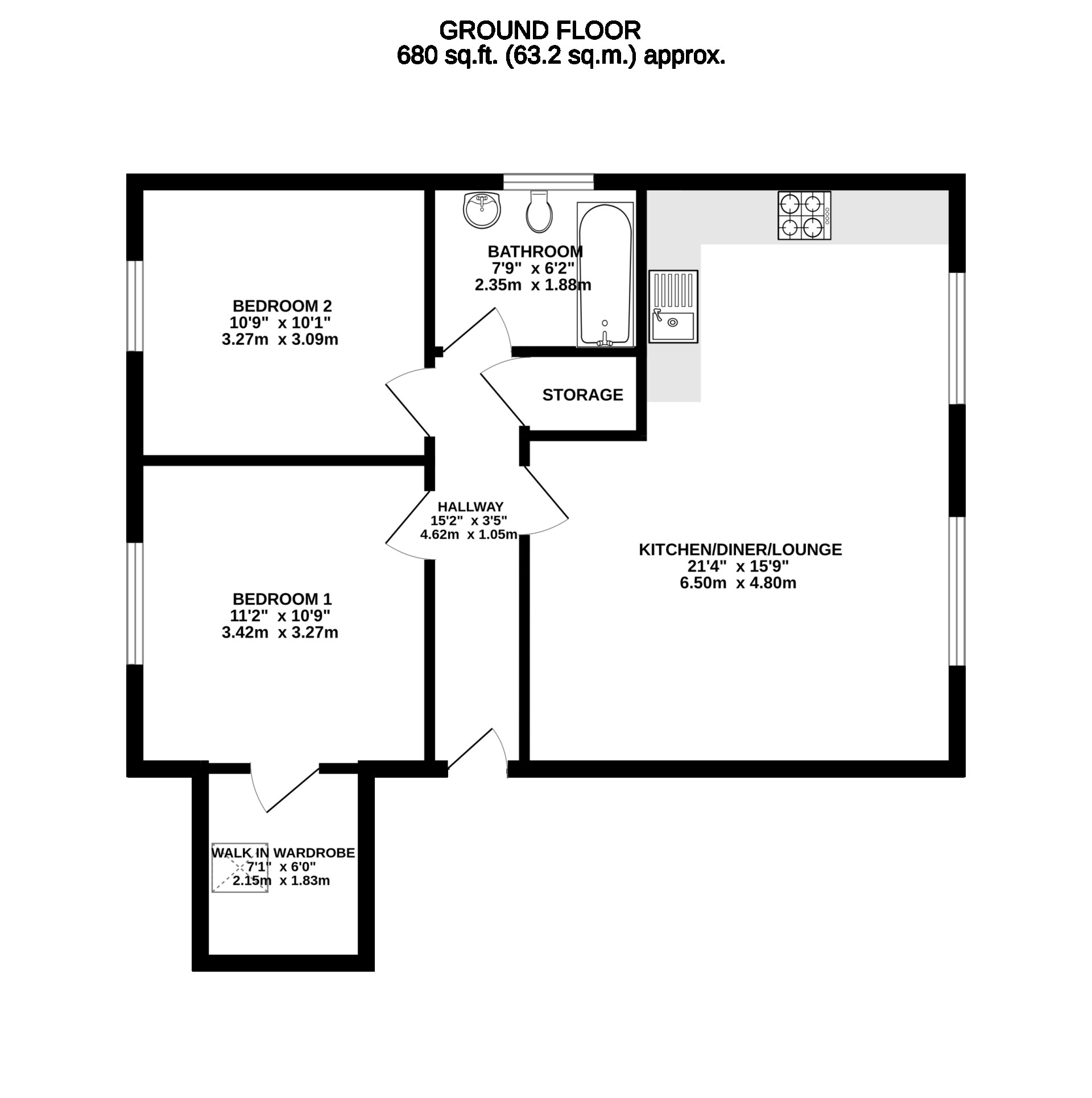 3 Auldyn Court,, Ramsey floorplan