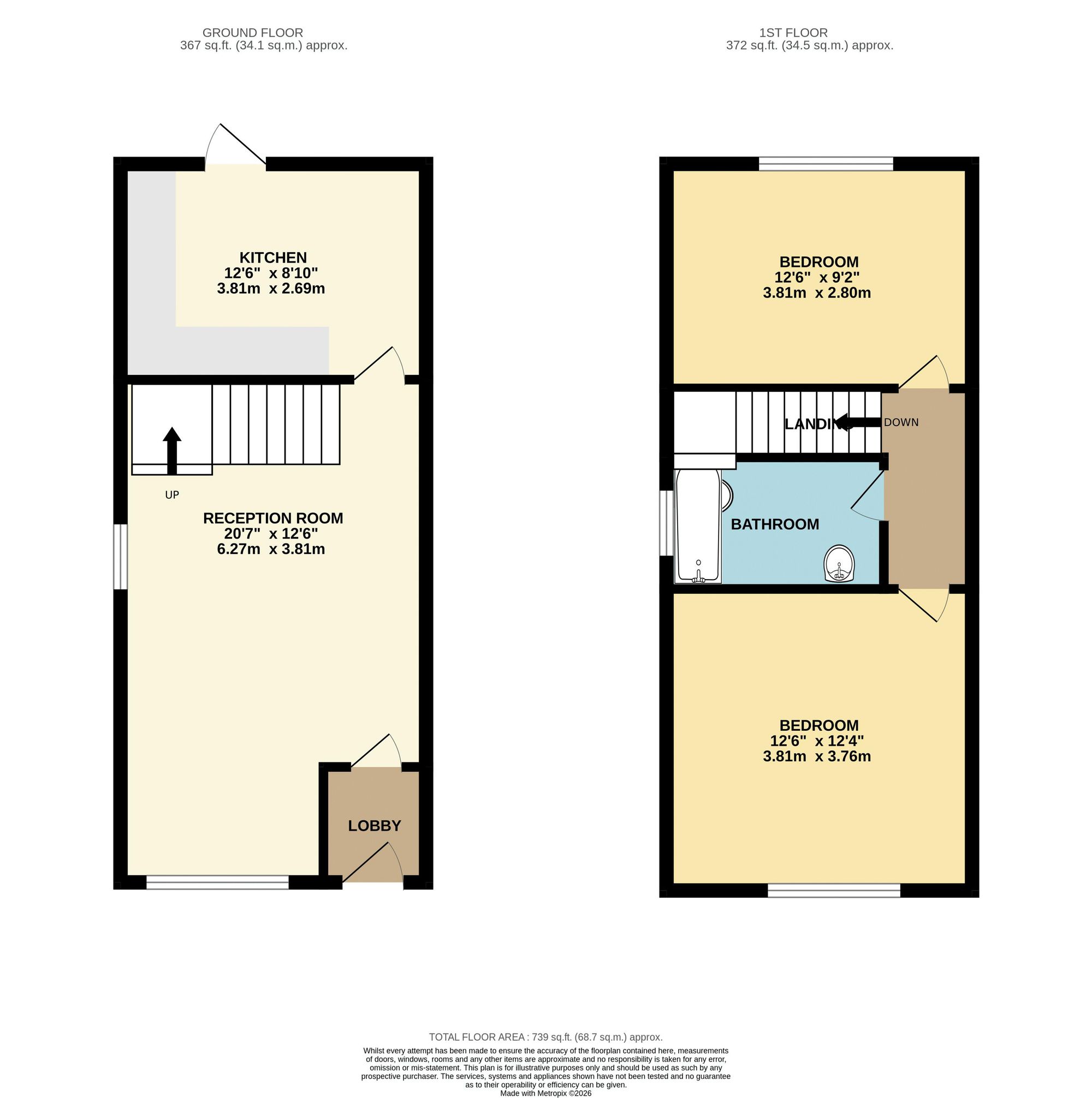 19 Kittiwake Close, Bournemouth floorplan