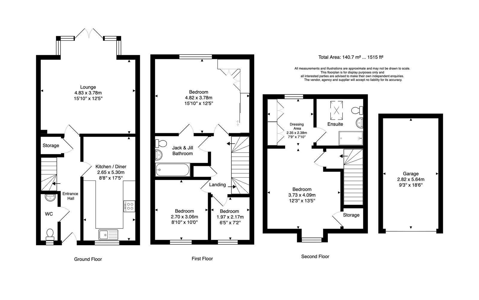 Fosse Close, Hinckley floorplan