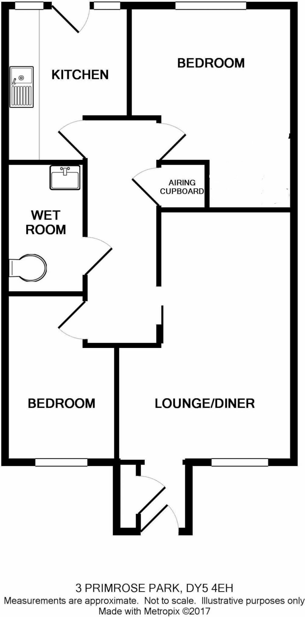 22, Primrose Park, Brierley Hill floorplan