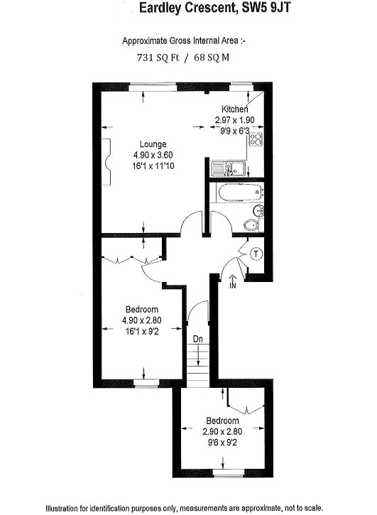 2 Bedrooms Flat to rent in Eardley Crescent, Earls Court, London SW5
