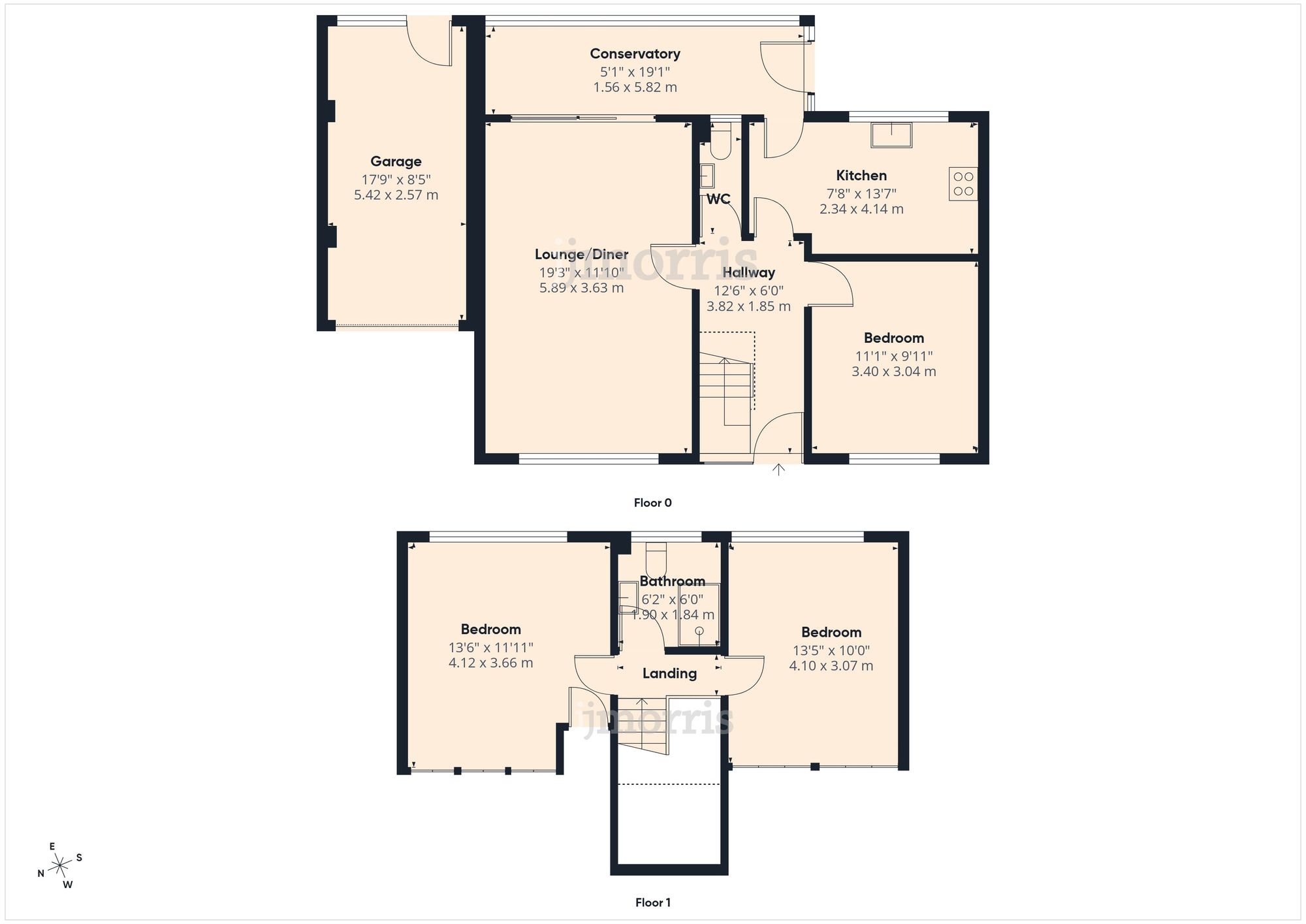 1 Manor Daf Gardens, Carmarthen floorplan
