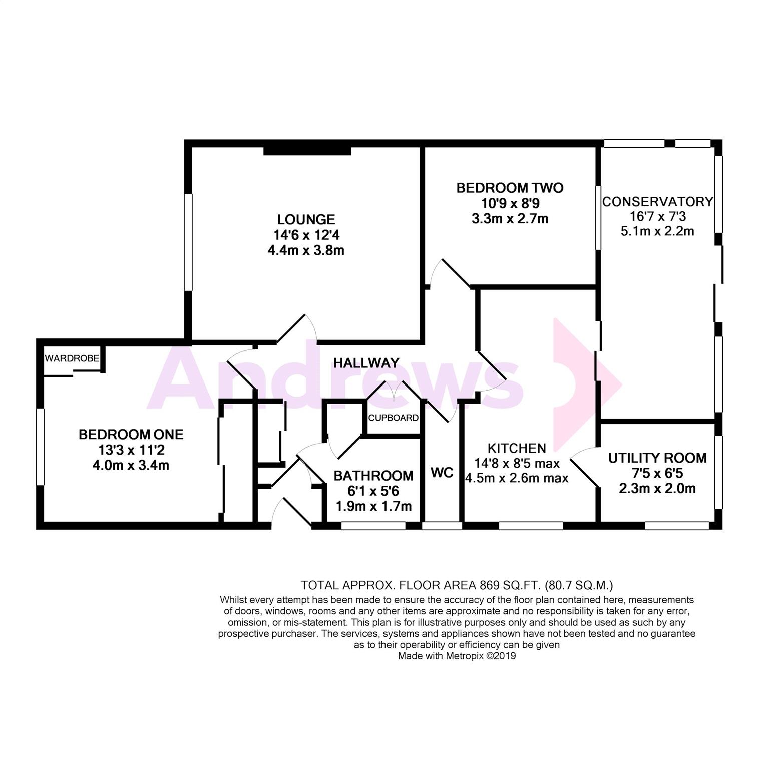 2 Bedrooms Semi-detached bungalow for sale in Copsleigh Close, Salfords, Redhill RH1