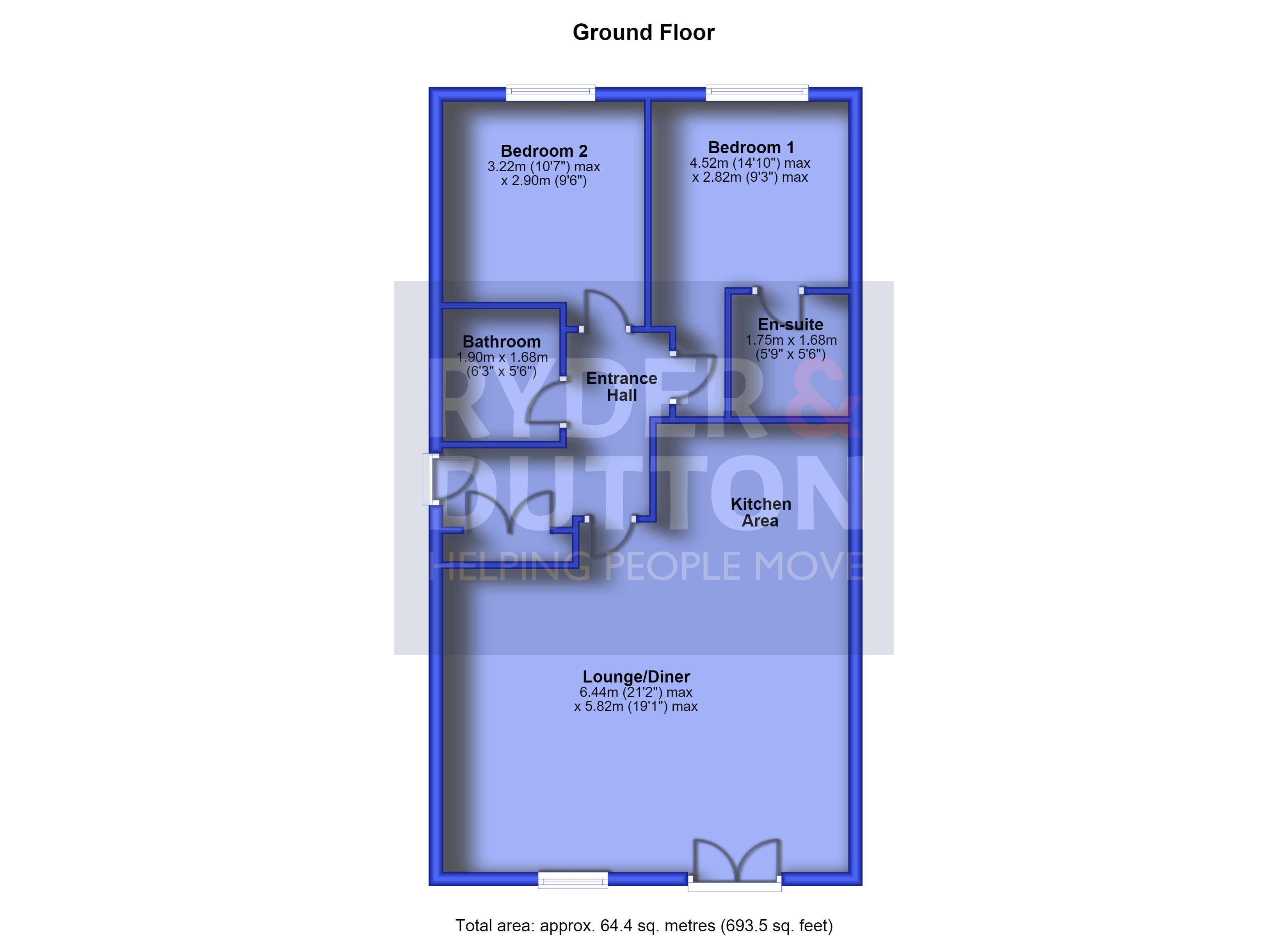 Apartment 9, Shaw Lodge,, Lodge Street, Rochdale floorplan