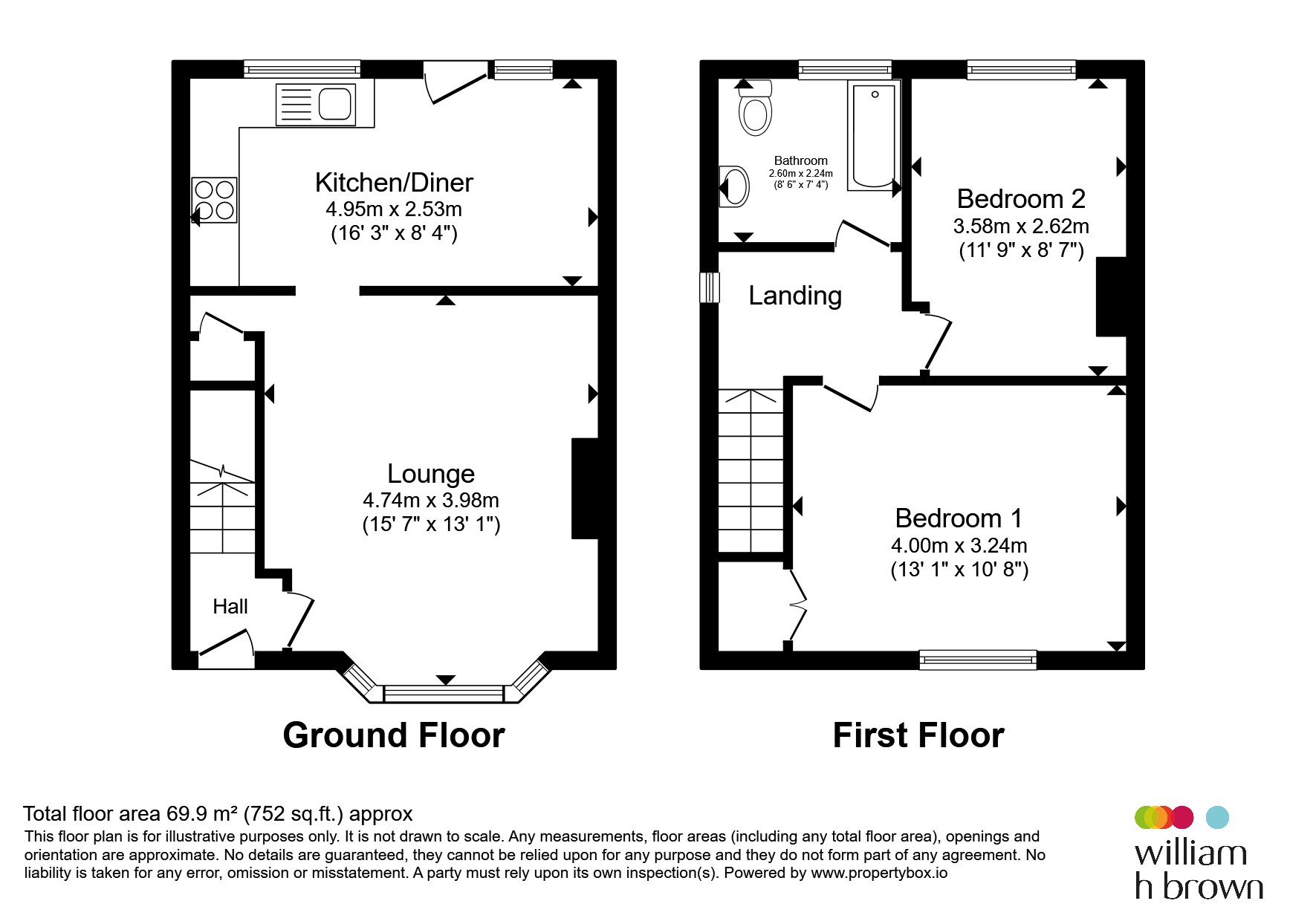 80, Priory Road, WELLINGBOROUGH floorplan