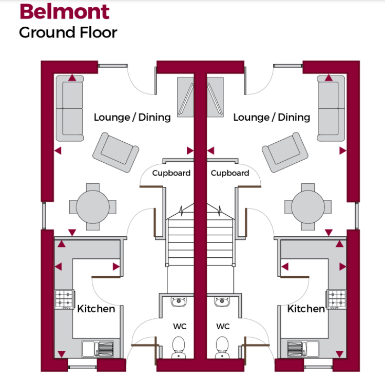 2 Bedrooms Semi-detached house for sale in The Belmont, Moira, Leicestershire DE12