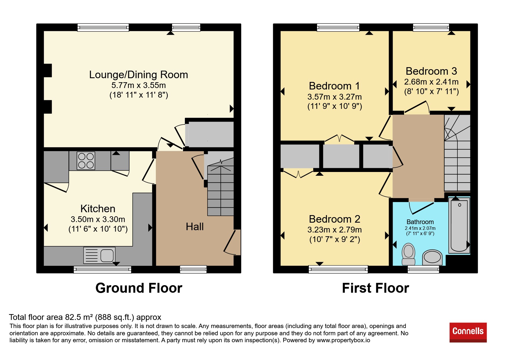 60, Linton Close, Plymouth floorplan