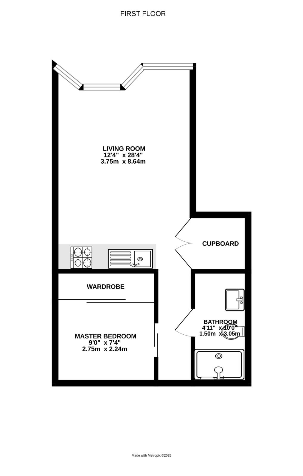 Flat 17,4, Mondial Way, Hayes floorplan