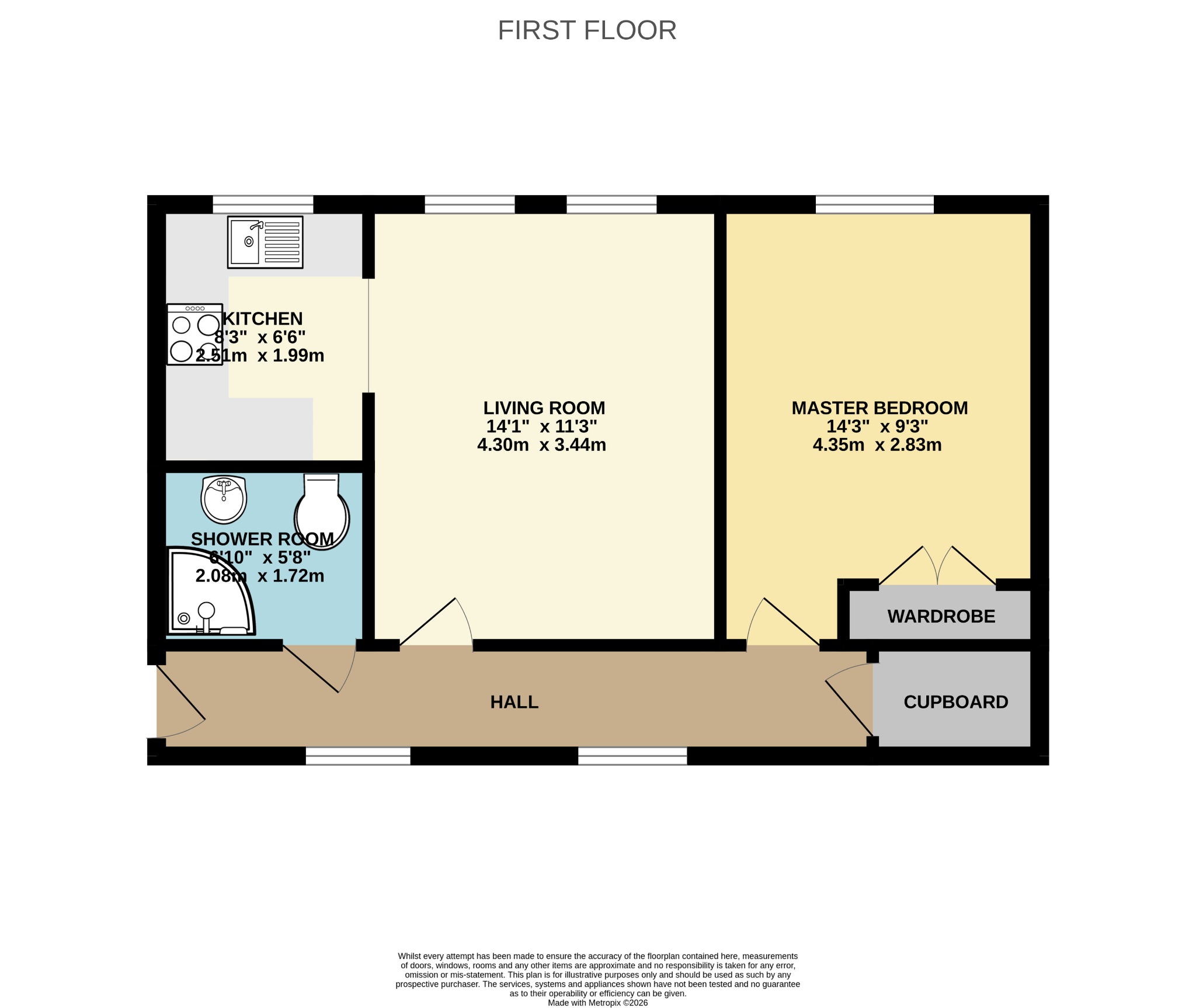 11 Trafalgar Court, High Street, Exeter floorplan