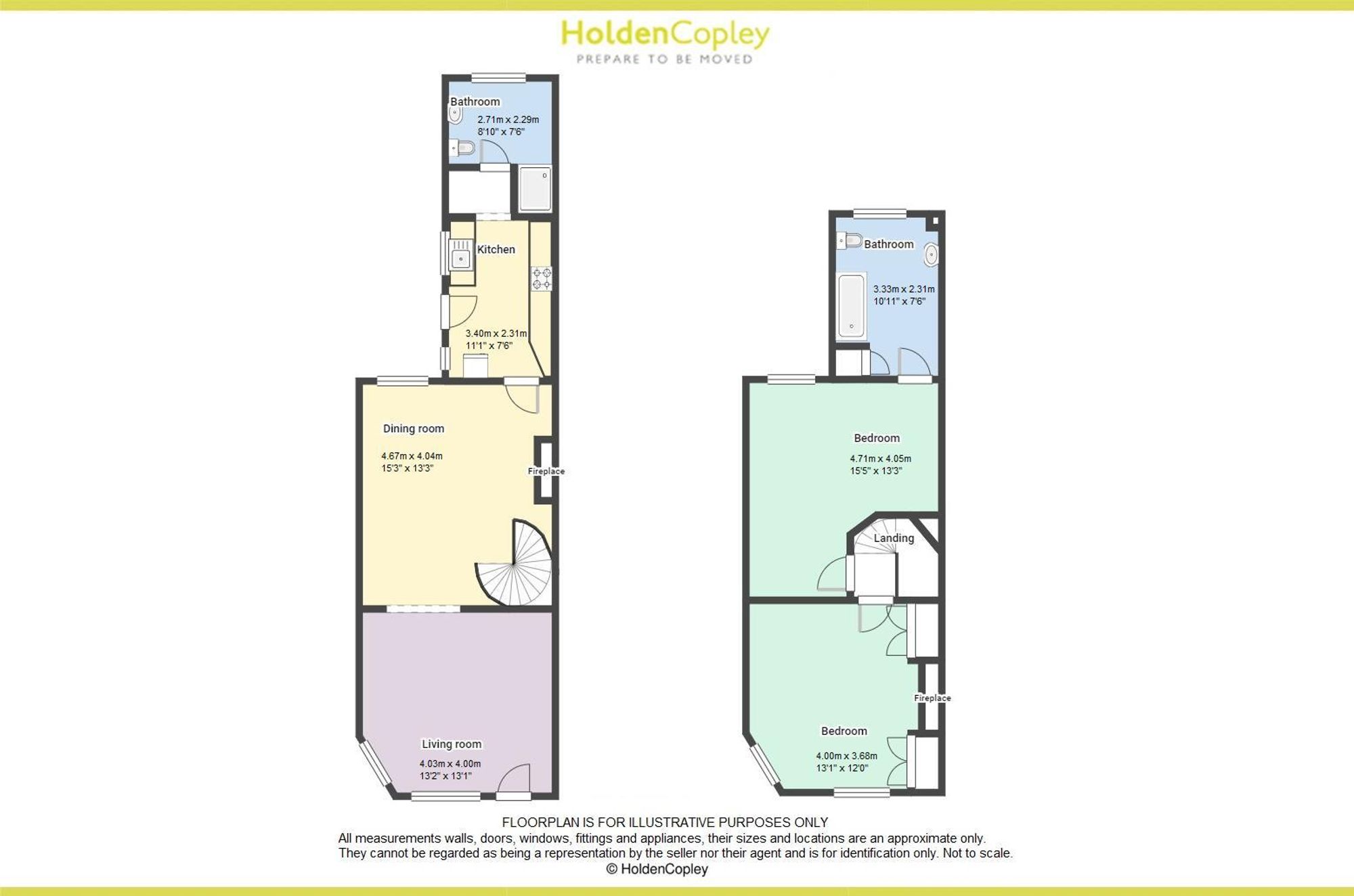 176 Burton Road, Nottingham floorplan
