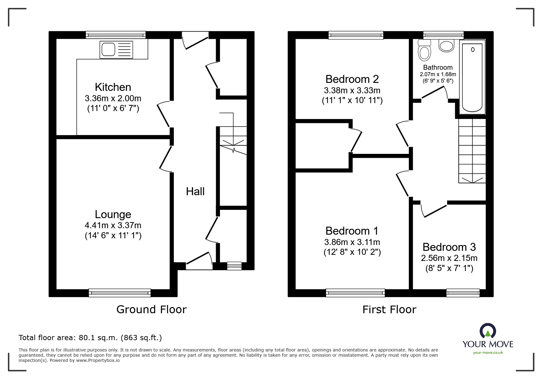 75, Tomlin Road, Leicestershire floorplan